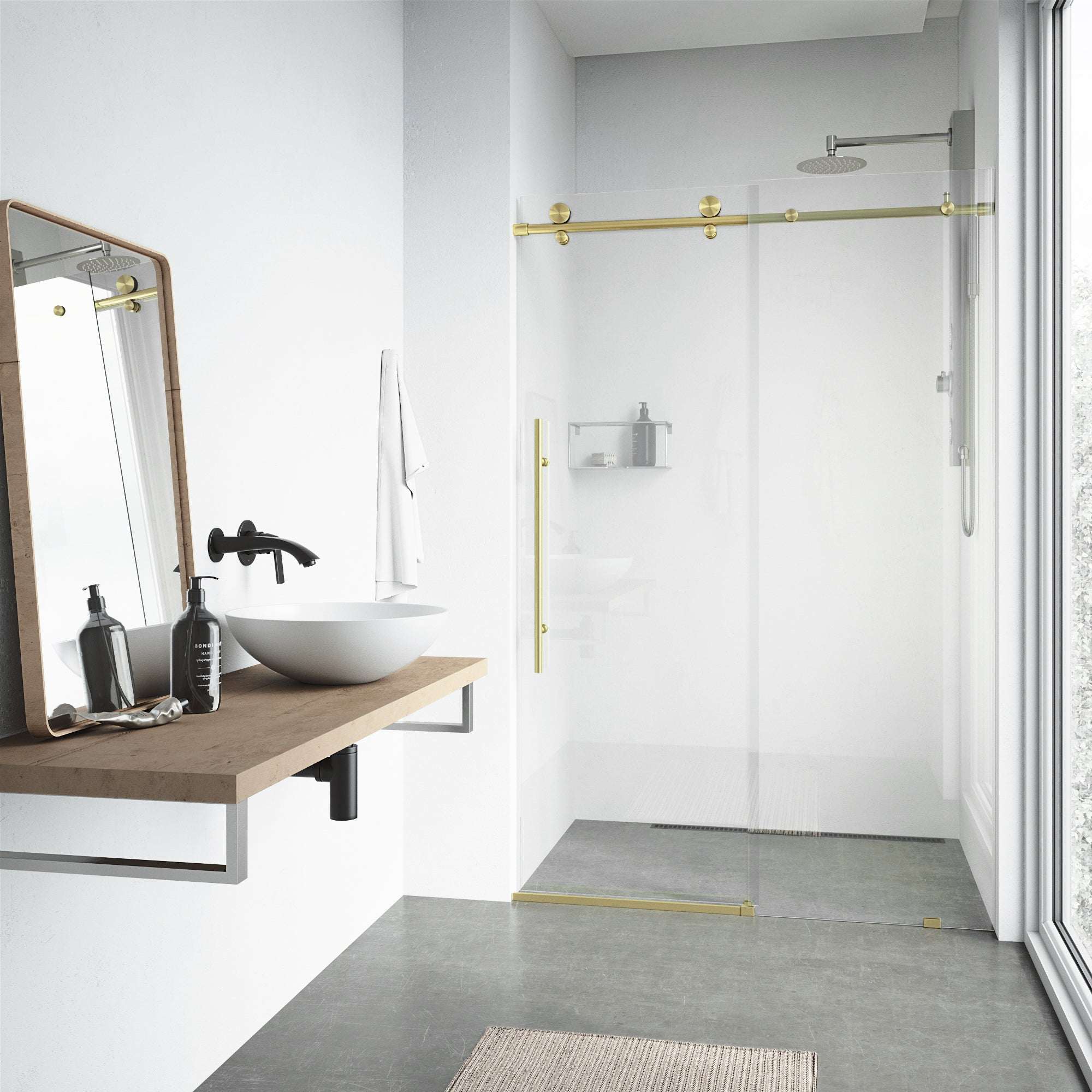 Elan E-Class Frameless Sliding Shower Door - Image 119