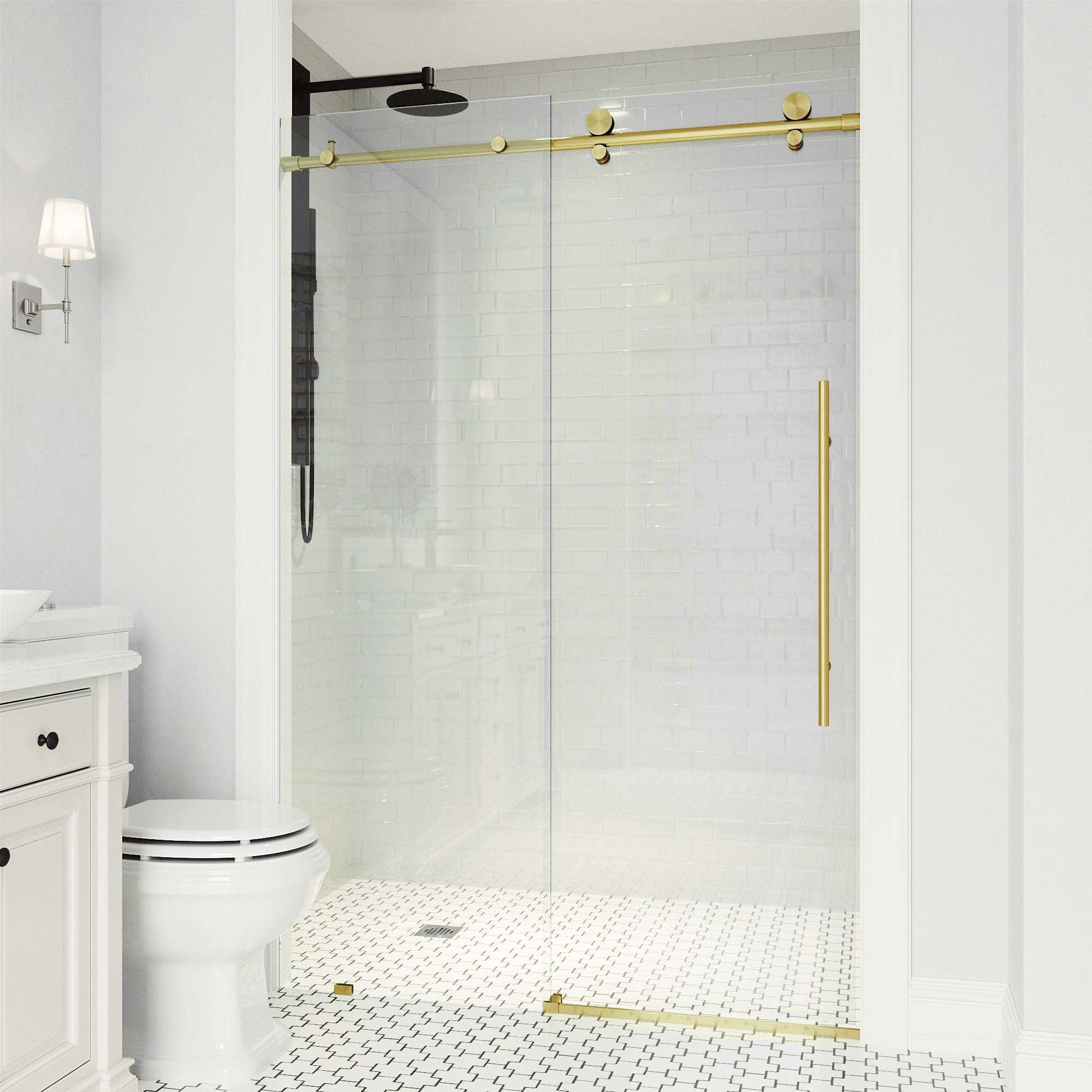 Elan E-Class Frameless Sliding Shower Door - Image 120