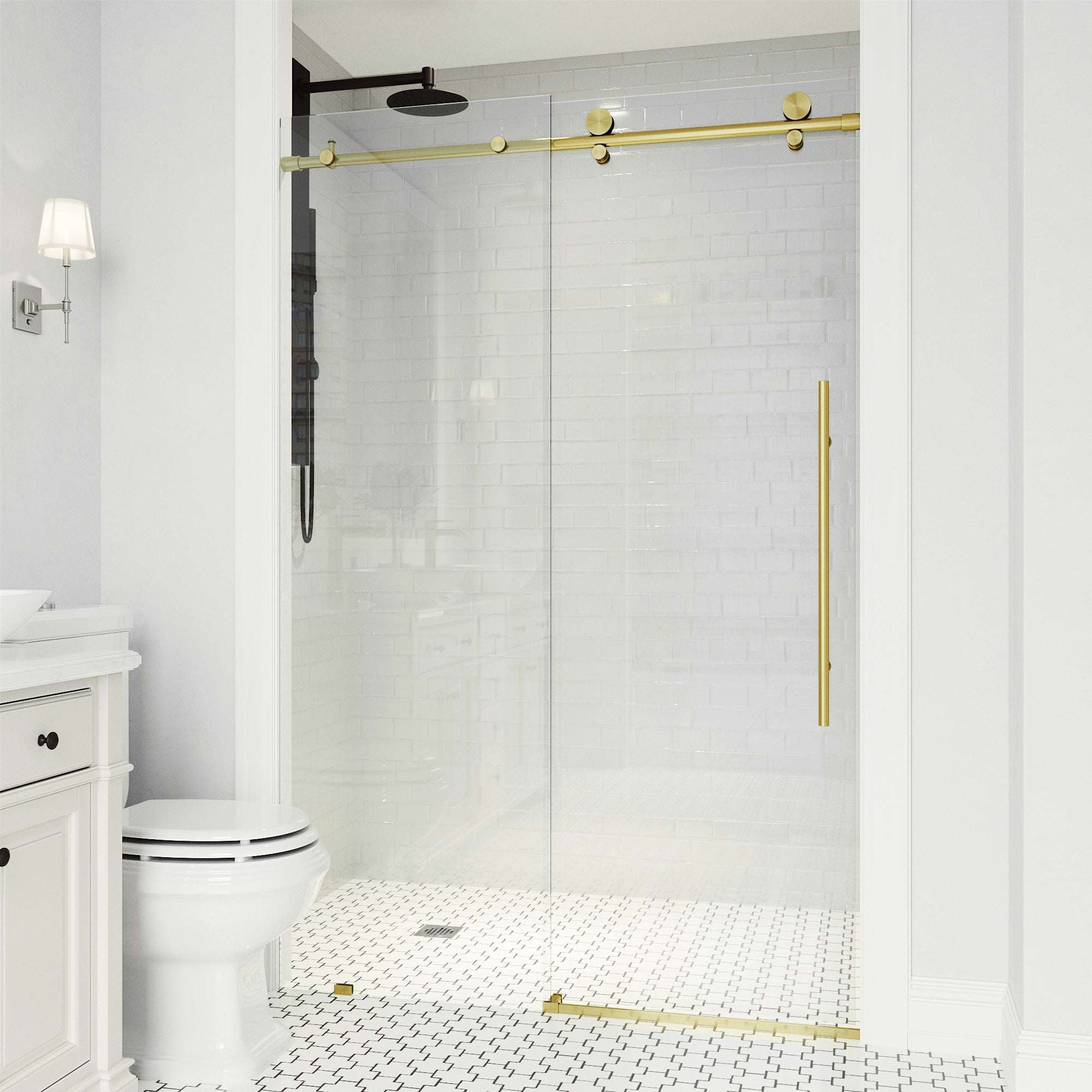 Elan E-Class Frameless Sliding Shower Door - Image 126