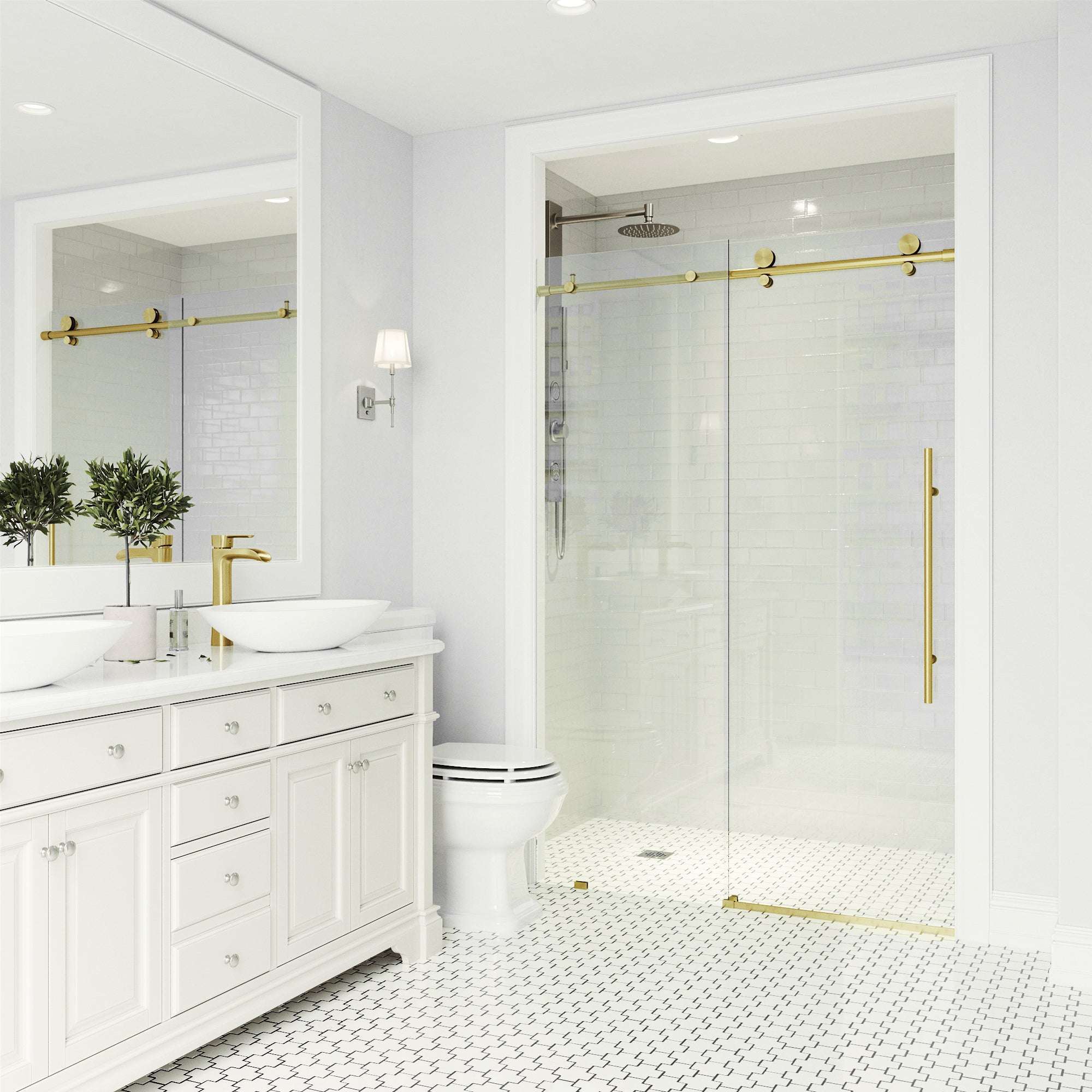 Elan E-Class Frameless Sliding Shower Door - Image 134