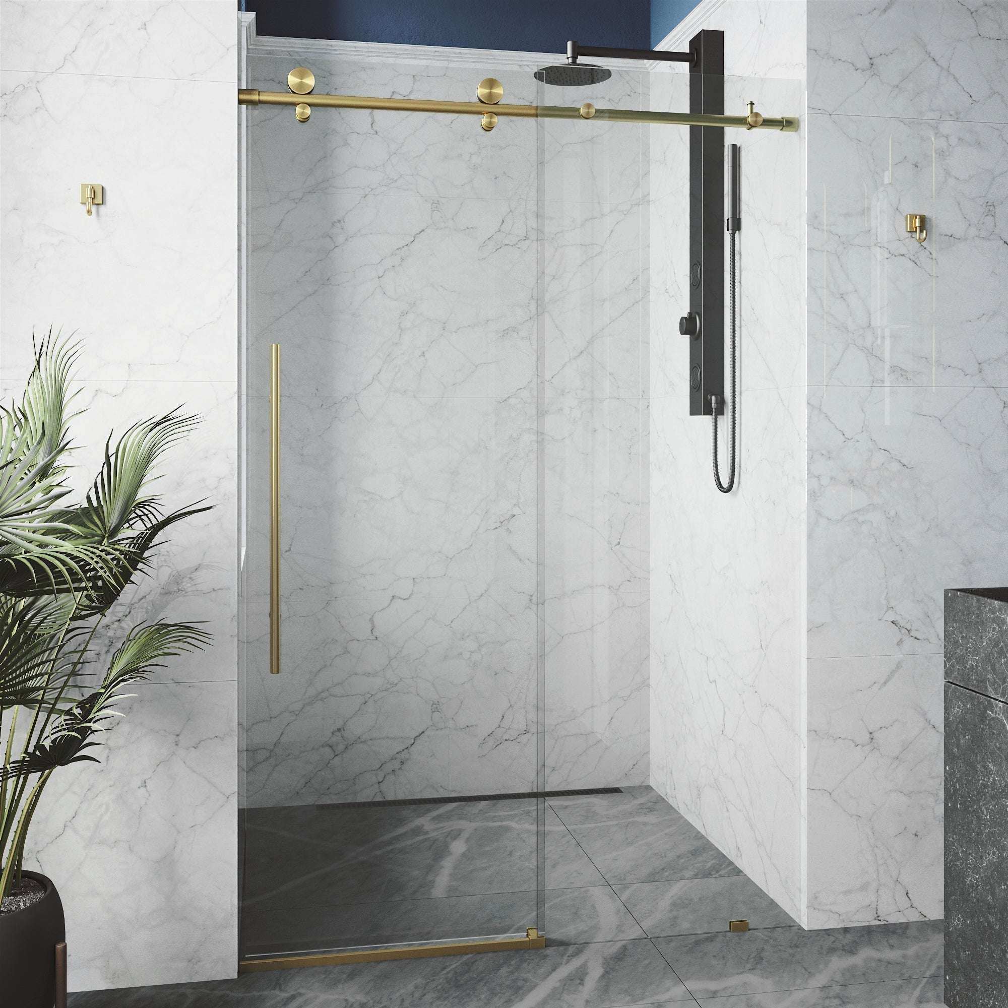 Elan E-Class Frameless Sliding Shower Door - Image 139