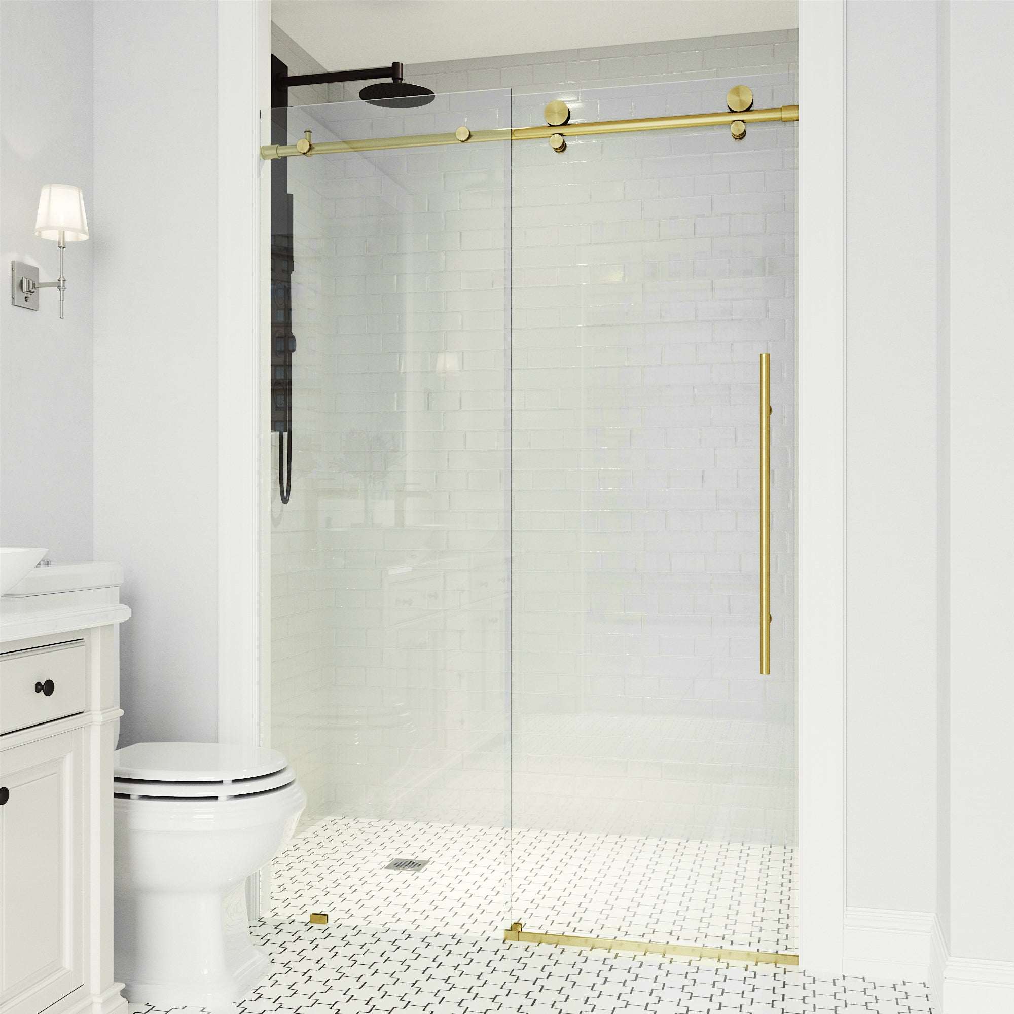 Elan E-Class Frameless Sliding Shower Door - Image 144