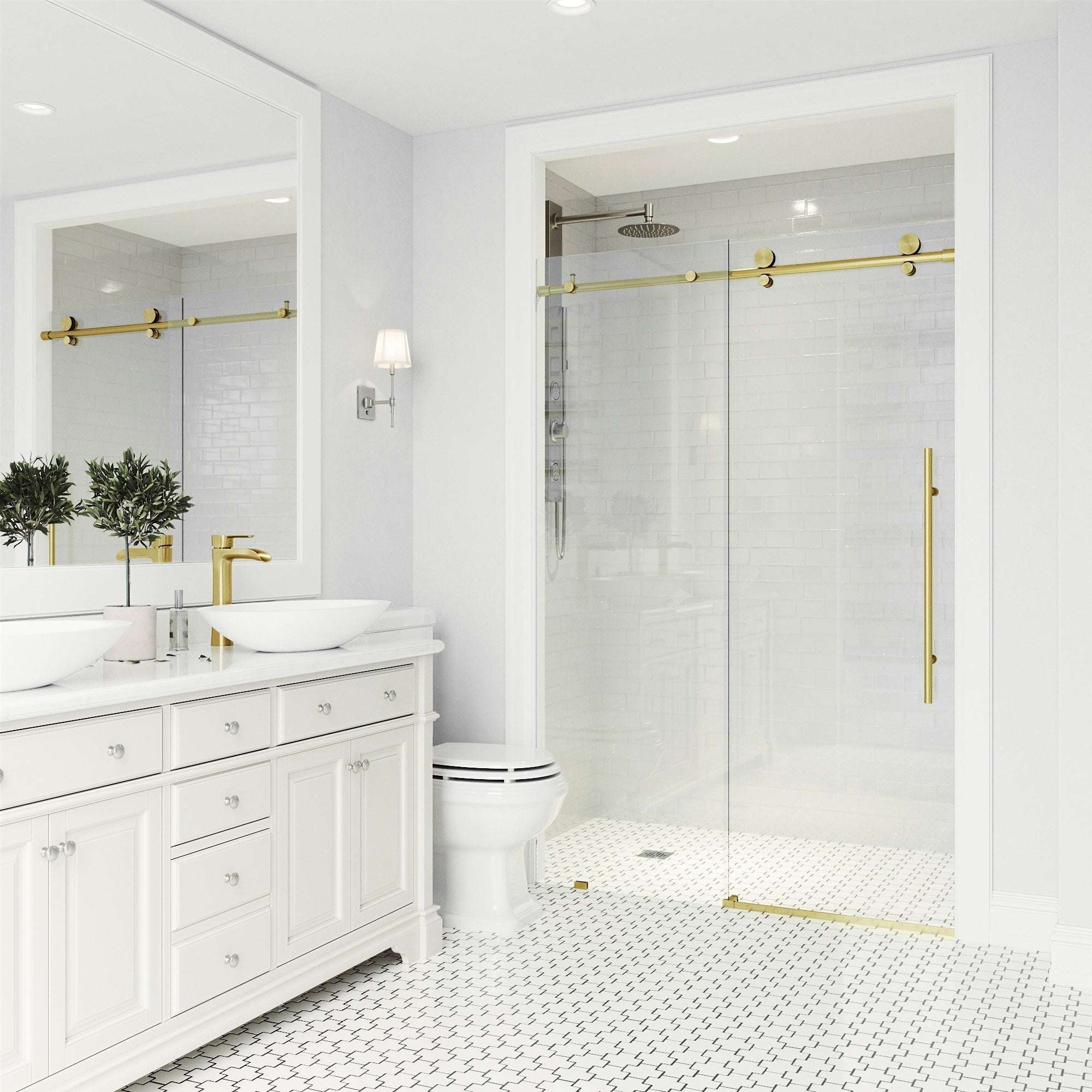 Elan E-Class Frameless Sliding Shower Door - Image 160