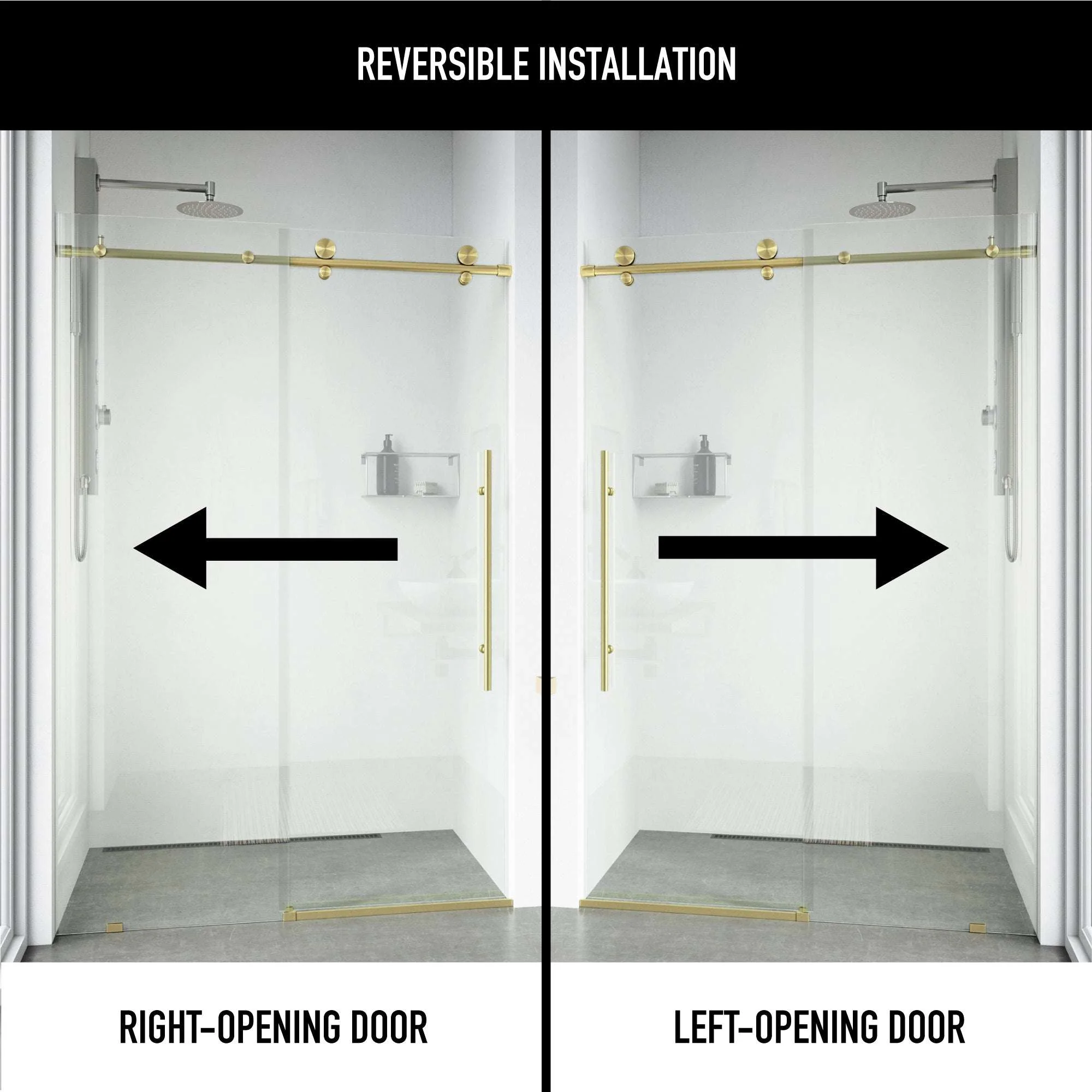 Elan E-Class Frameless Sliding Shower Door - Image 167