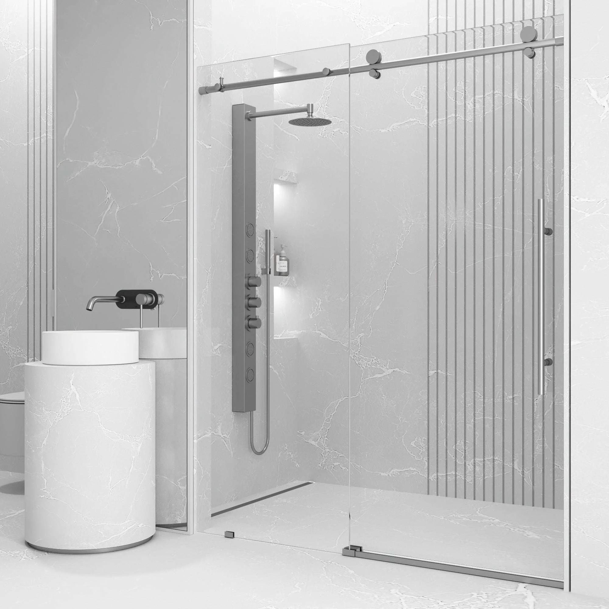 Elan E-Class Frameless Sliding Shower Door - Image 3