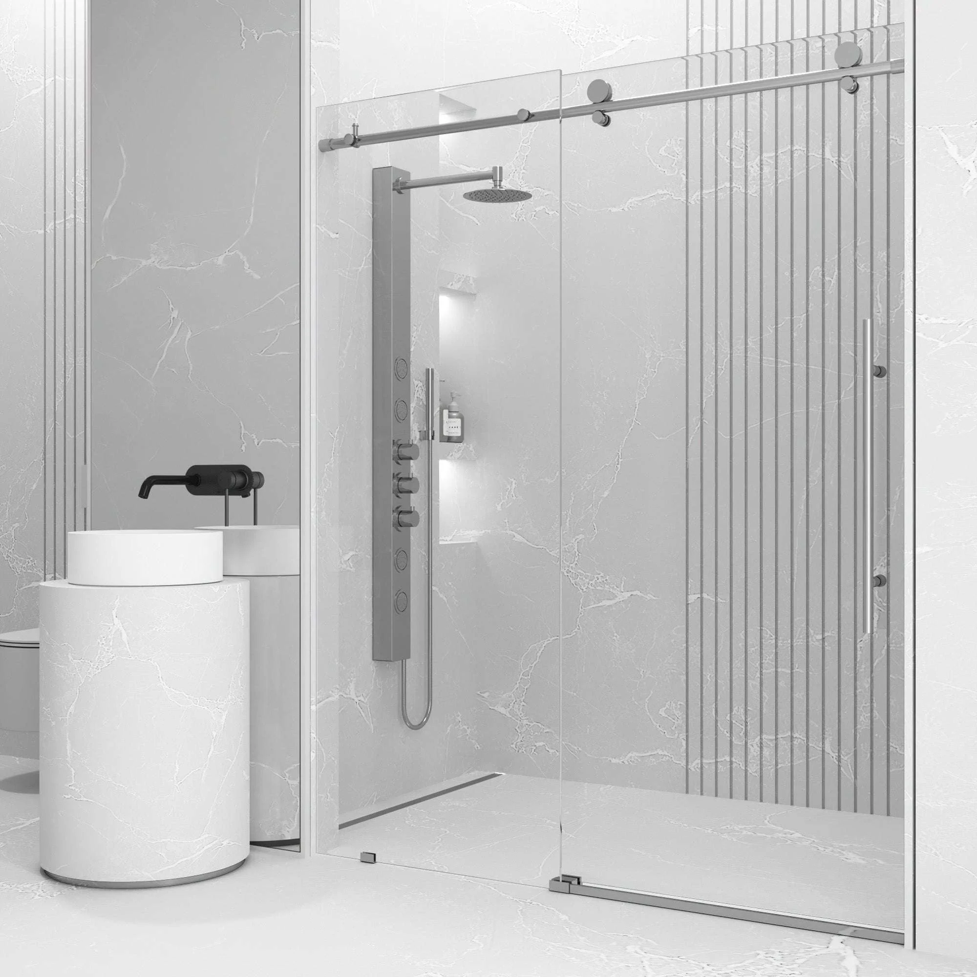 Elan E-Class Frameless Sliding Shower Door - Image 4