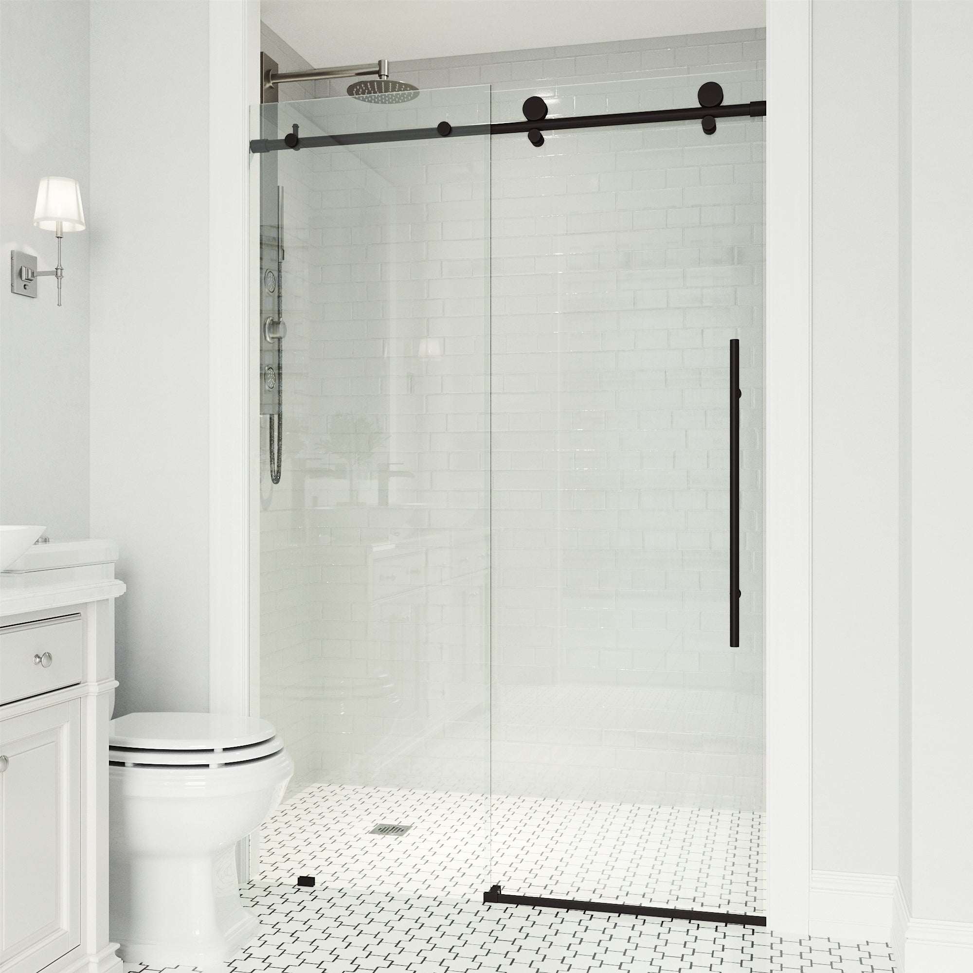 Elan E-Class Frameless Sliding Shower Door - Image 40