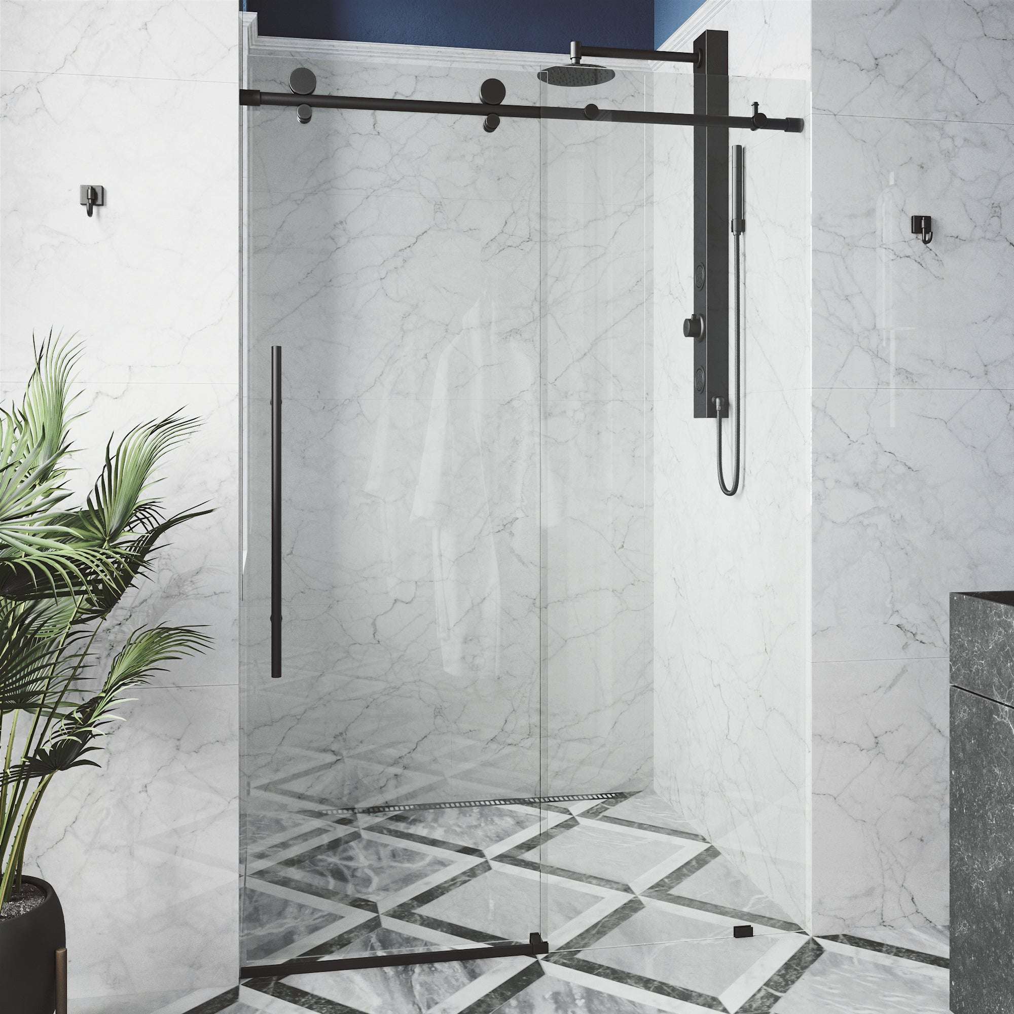 Elan E-Class Frameless Sliding Shower Door - Image 48