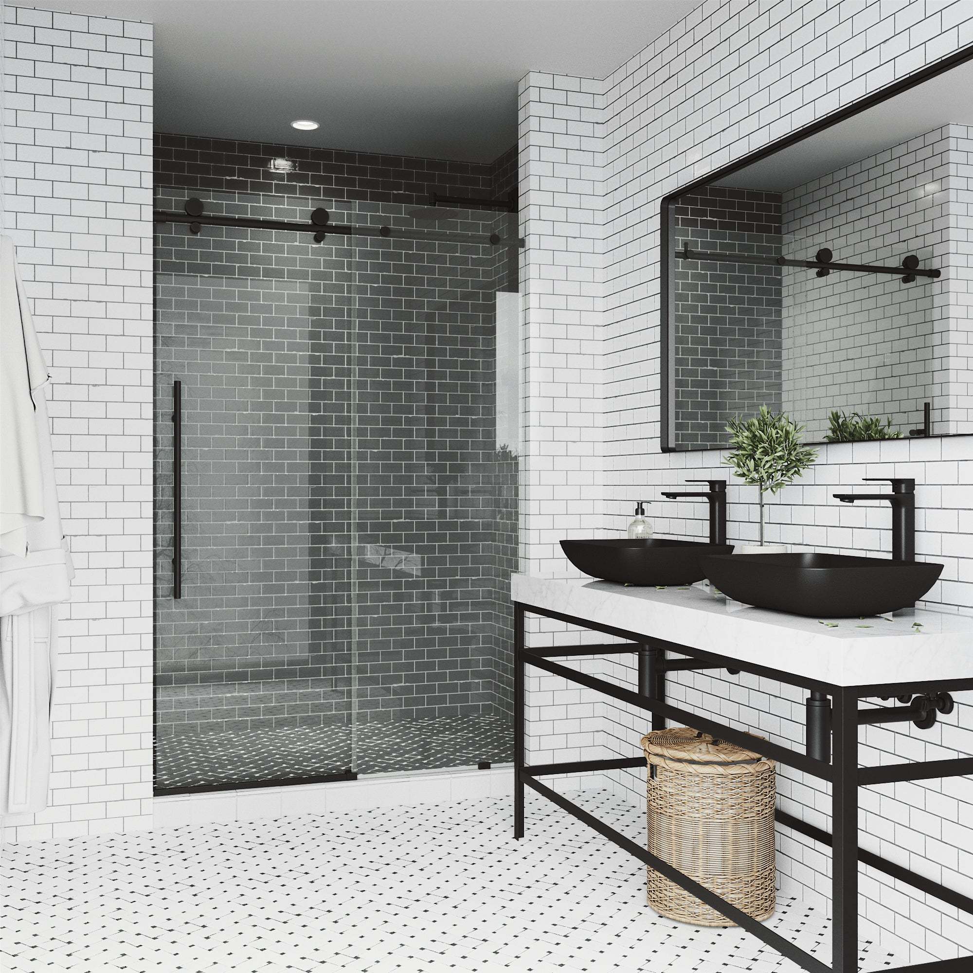Elan E-Class Frameless Sliding Shower Door - Image 67