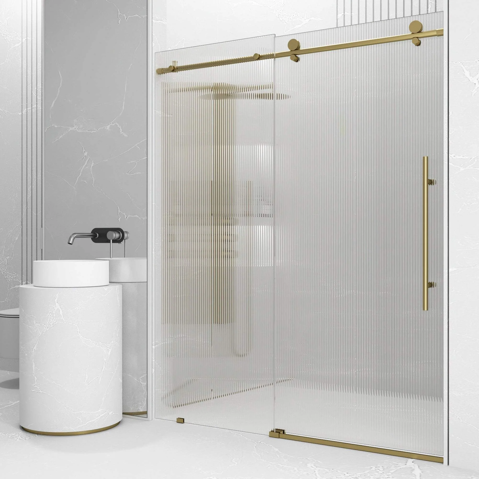 Elan E-Class Frameless Sliding Shower Door - Image 8