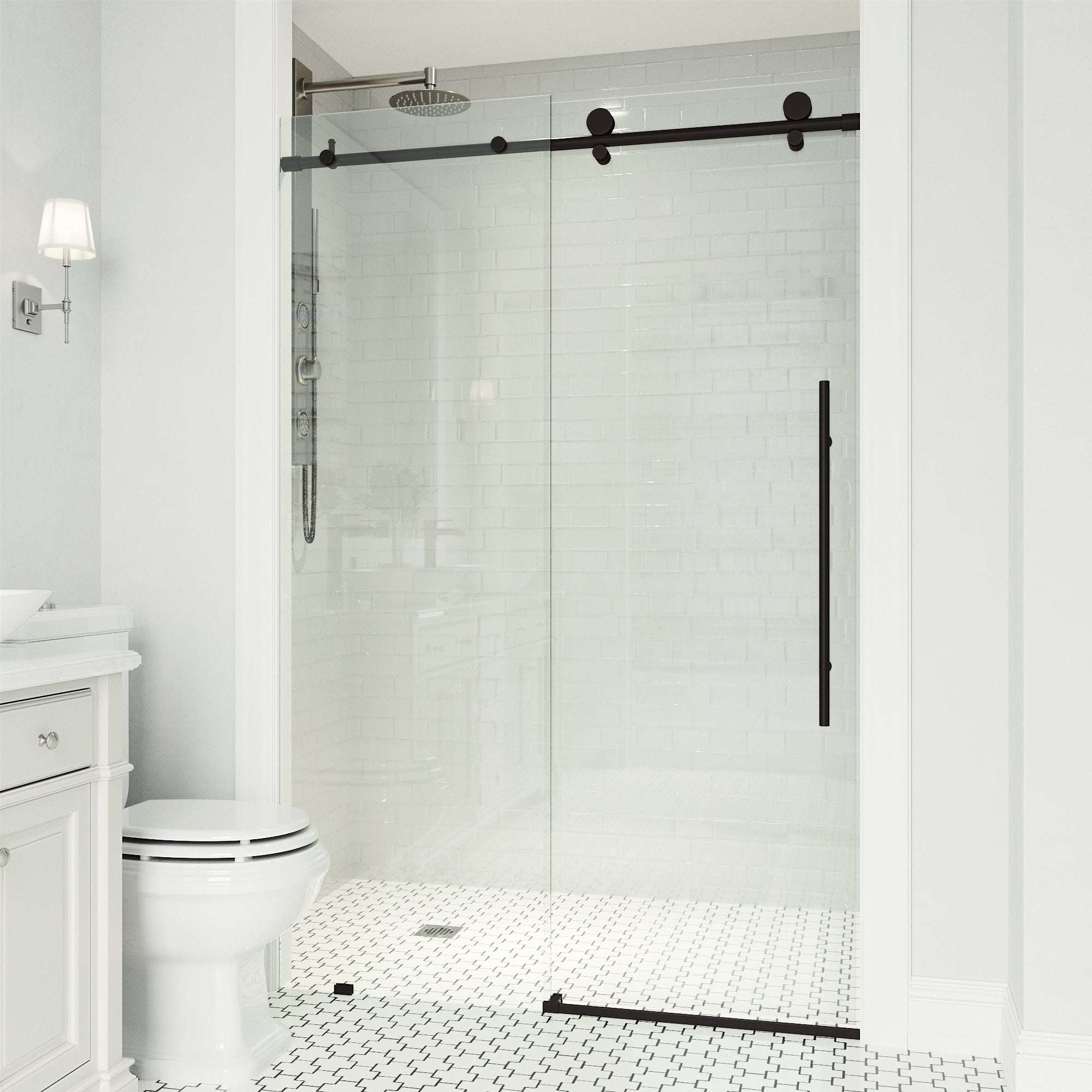 Elan E-Class Frameless Sliding Shower Door - Image 92
