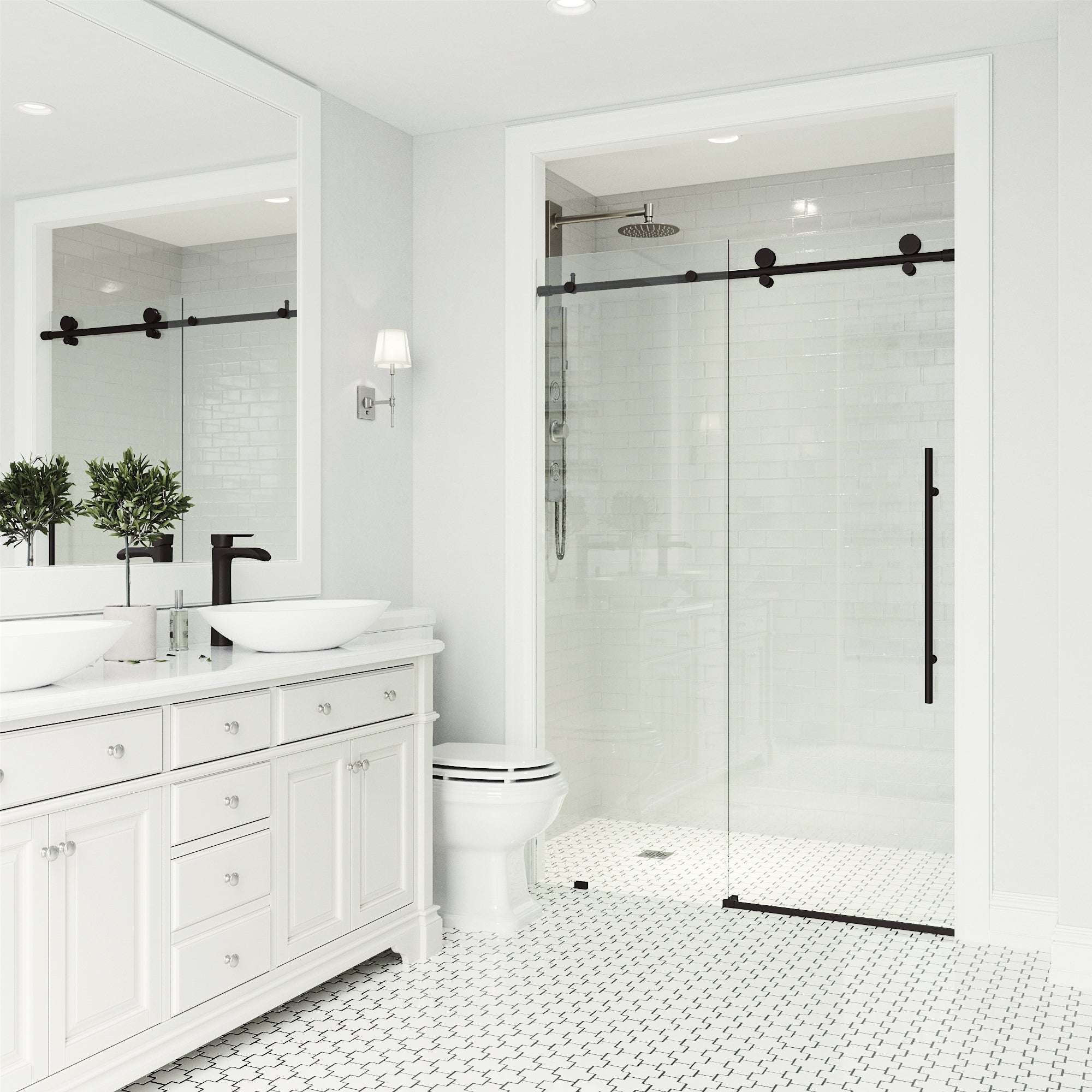 Elan E-Class Frameless Sliding Shower Door - Image 93