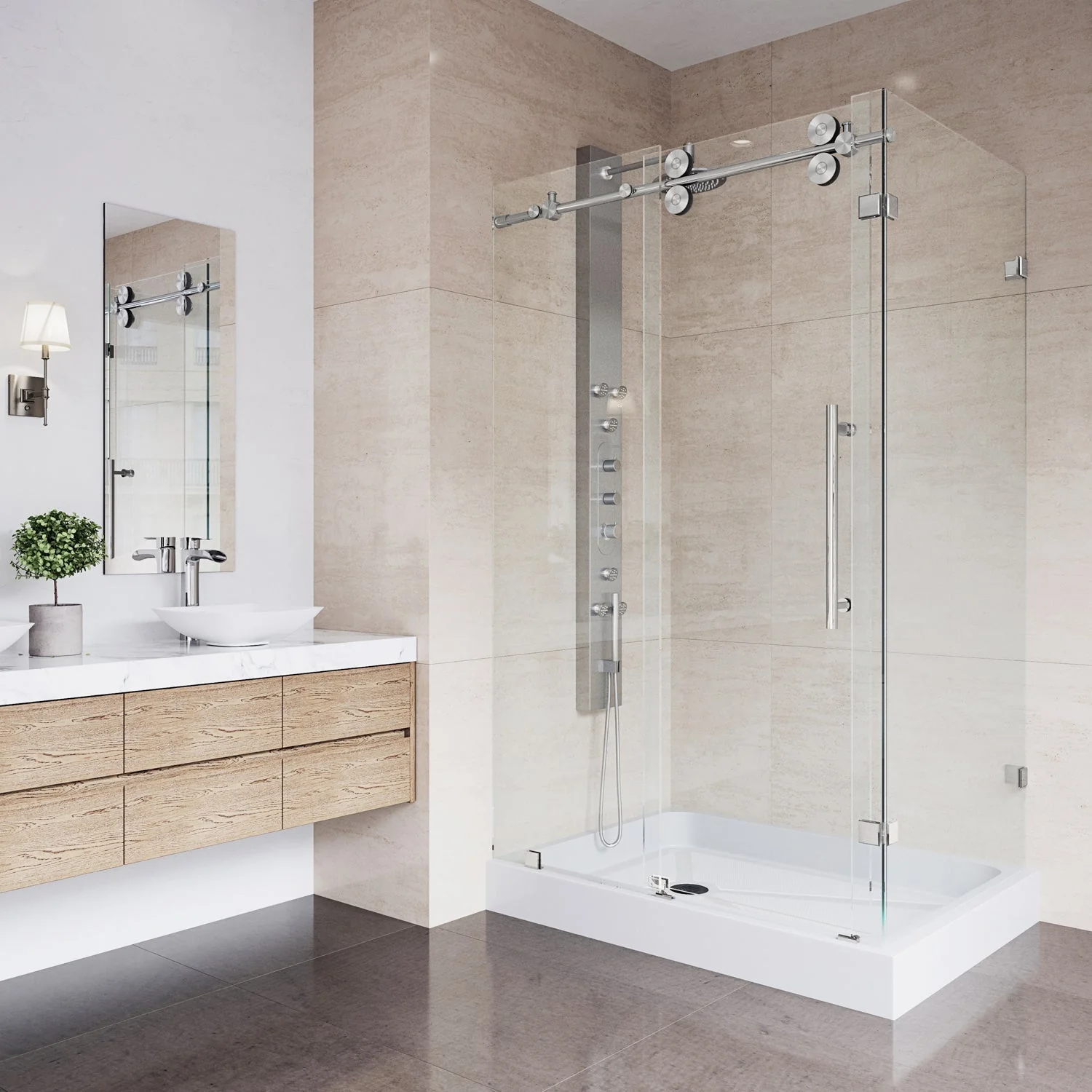Elan Winslow Frameless Rectangle Shower Enclosure - Image 102
