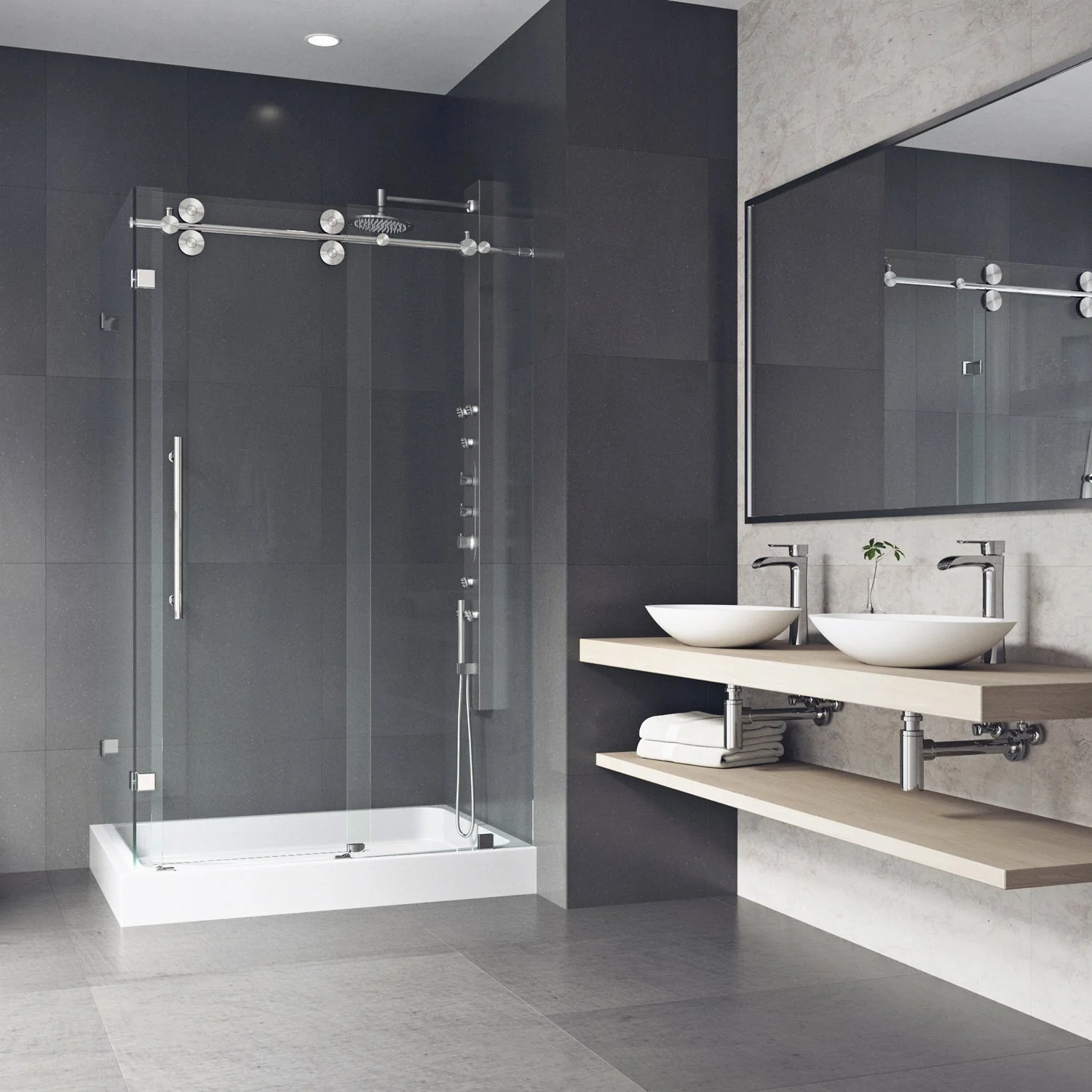 Elan Winslow Frameless Rectangle Shower Enclosure - Image 113