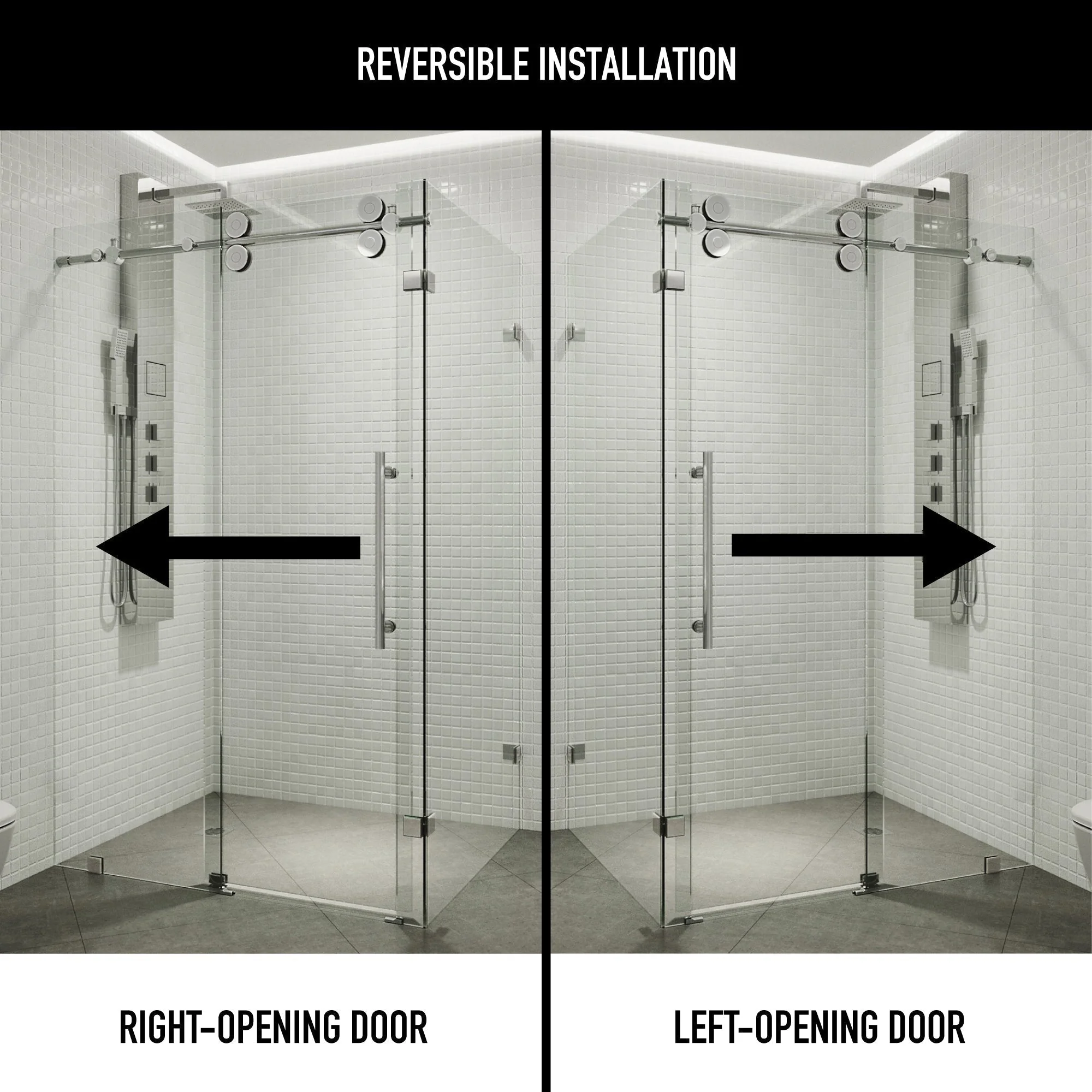 Elan Winslow Frameless Rectangle Shower Enclosure - Image 122