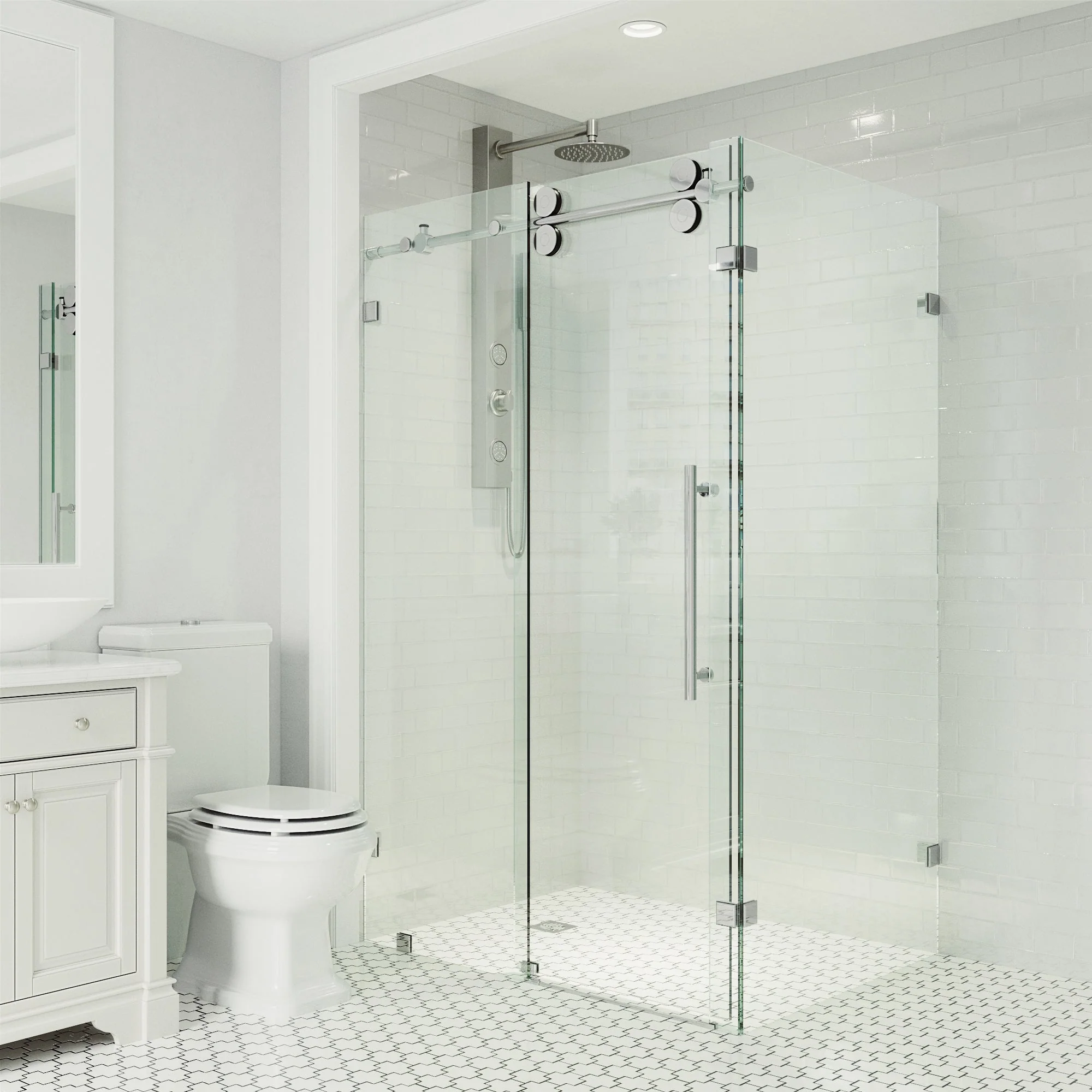 Elan Winslow Frameless Rectangle Shower Enclosure - Image 124