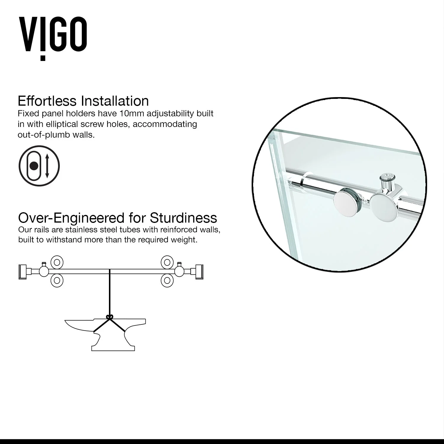 Elan Winslow Frameless Rectangle Shower Enclosure - Image 130