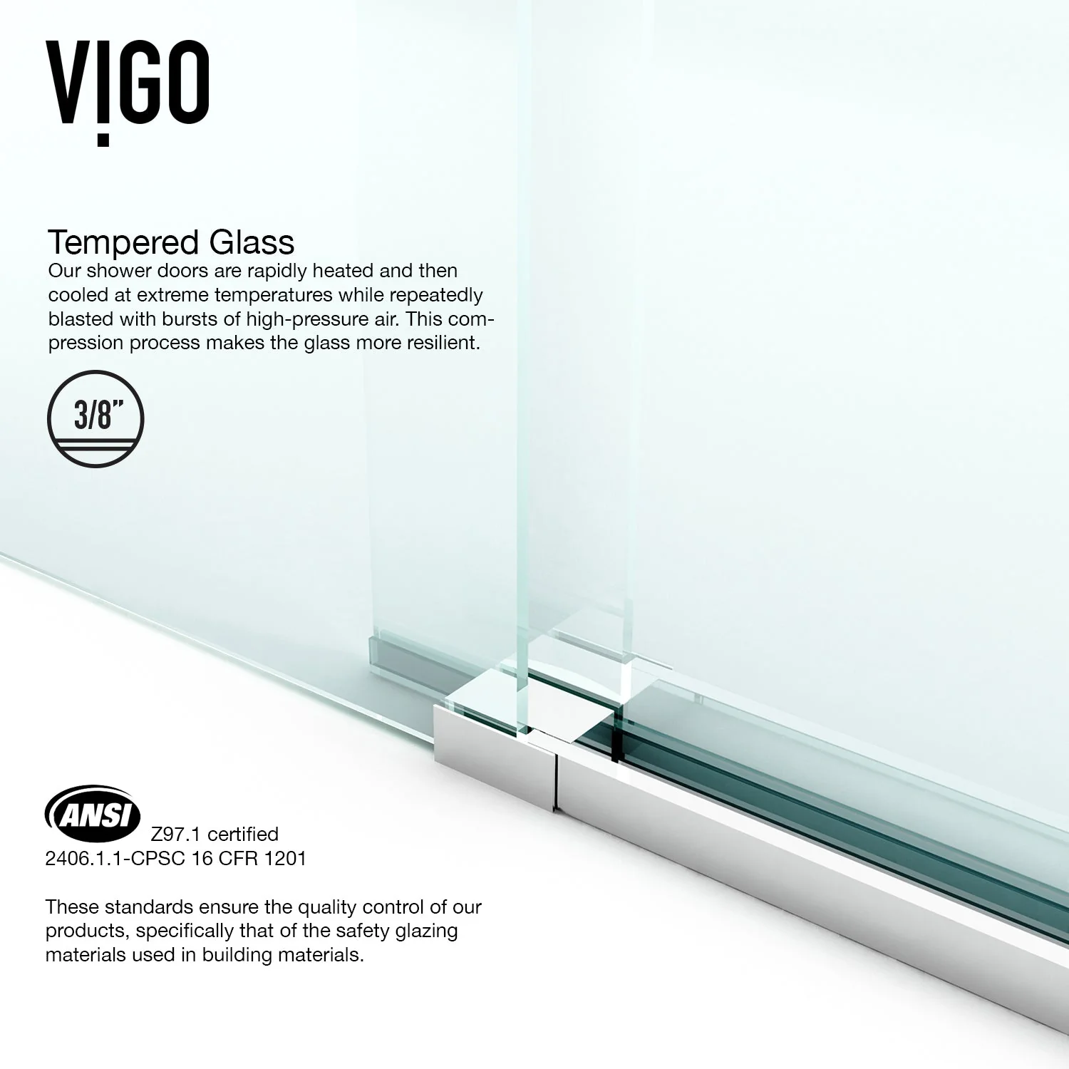 Elan Winslow Frameless Rectangle Shower Enclosure - Image 150