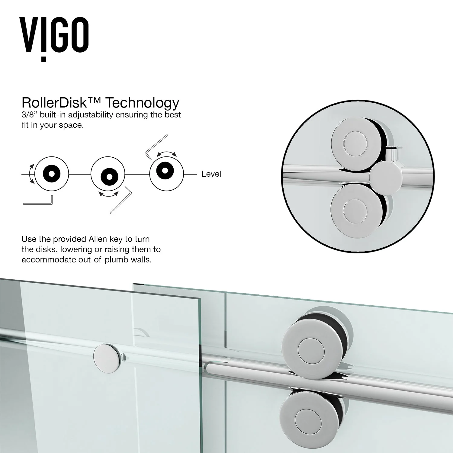 Elan Winslow Frameless Rectangle Shower Enclosure - Image 153