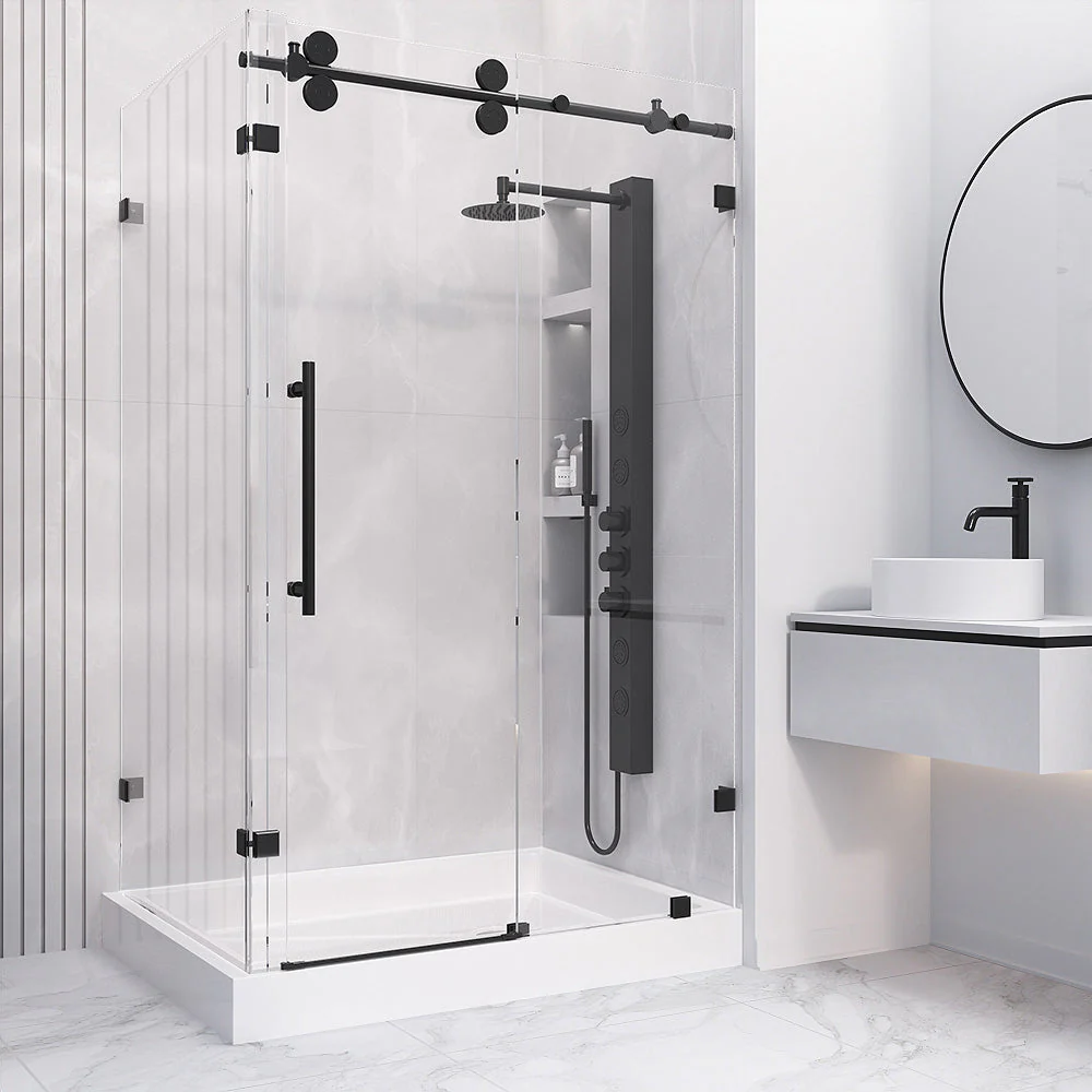 Elan Winslow Frameless Rectangle Shower Enclosure - Image 163