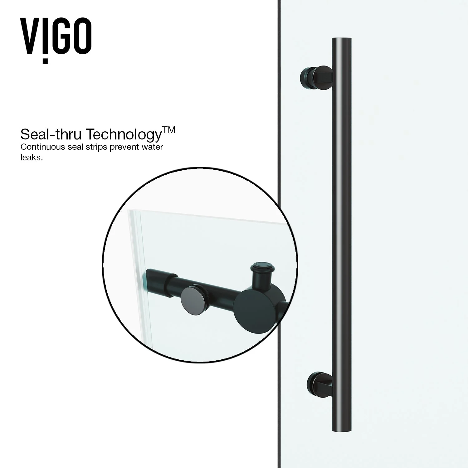 Elan Winslow Frameless Rectangle Shower Enclosure - Image 26