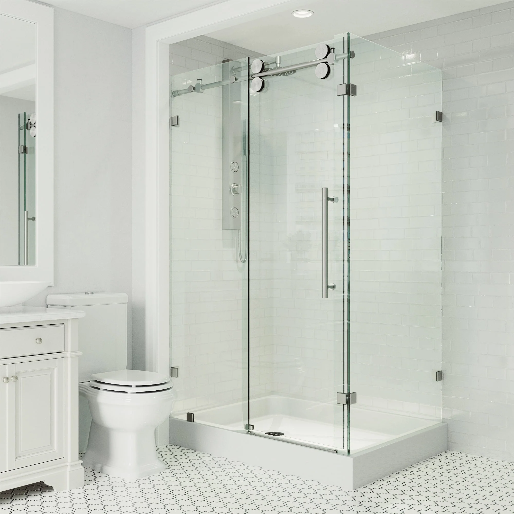 Elan Winslow Frameless Rectangle Shower Enclosure - Image 95