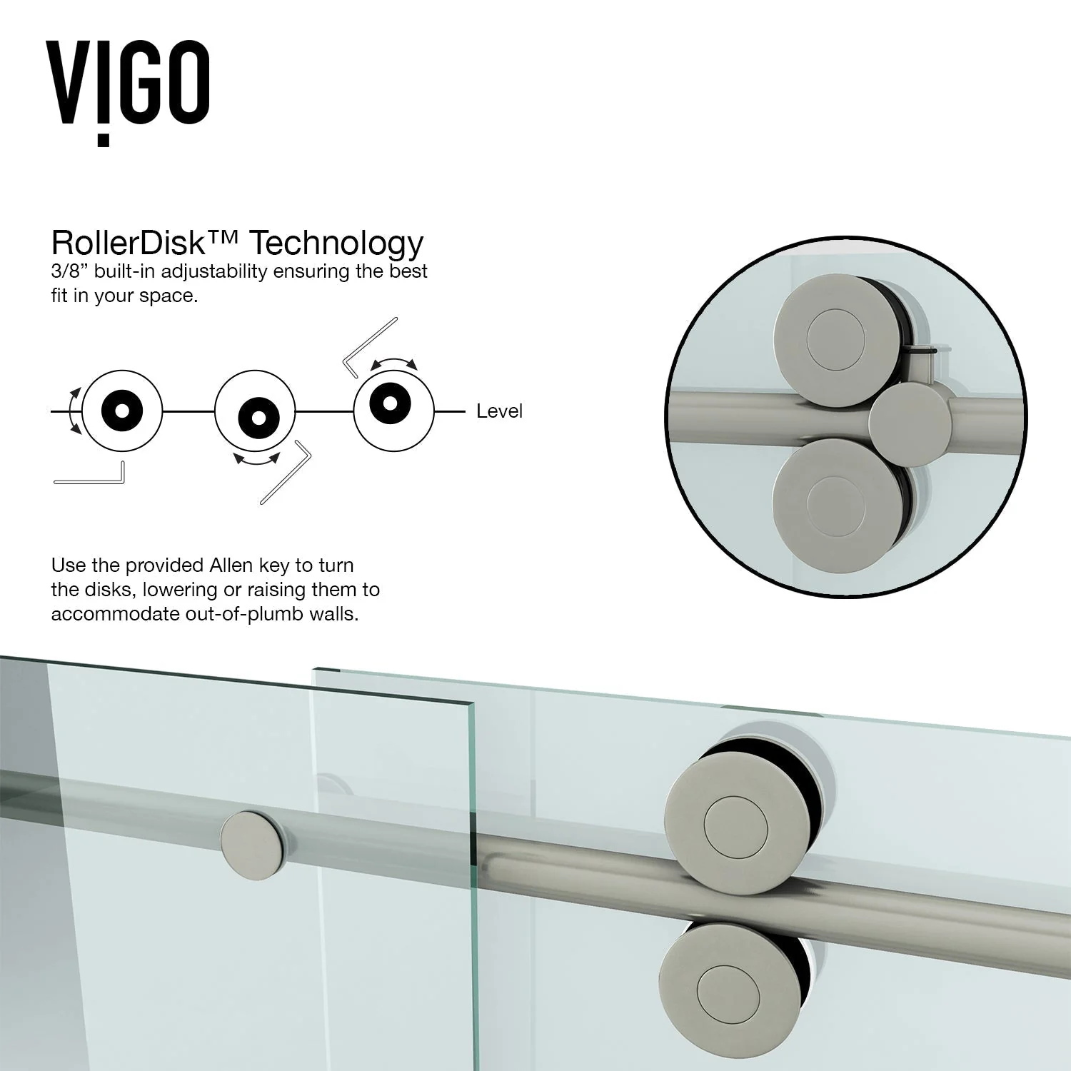 Elan Winslow Frameless Rectangle Shower Enclosure - Image 97