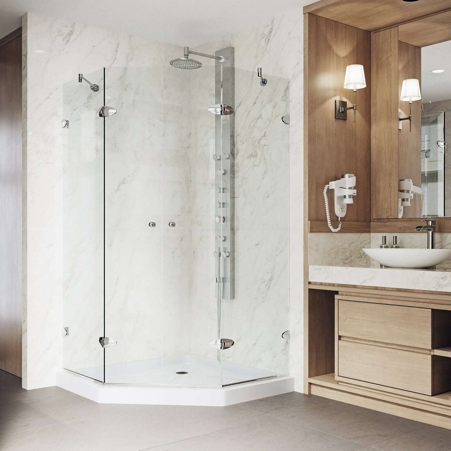 Gemini Frameless Neo-Angle Shower Enclosure - Image 52