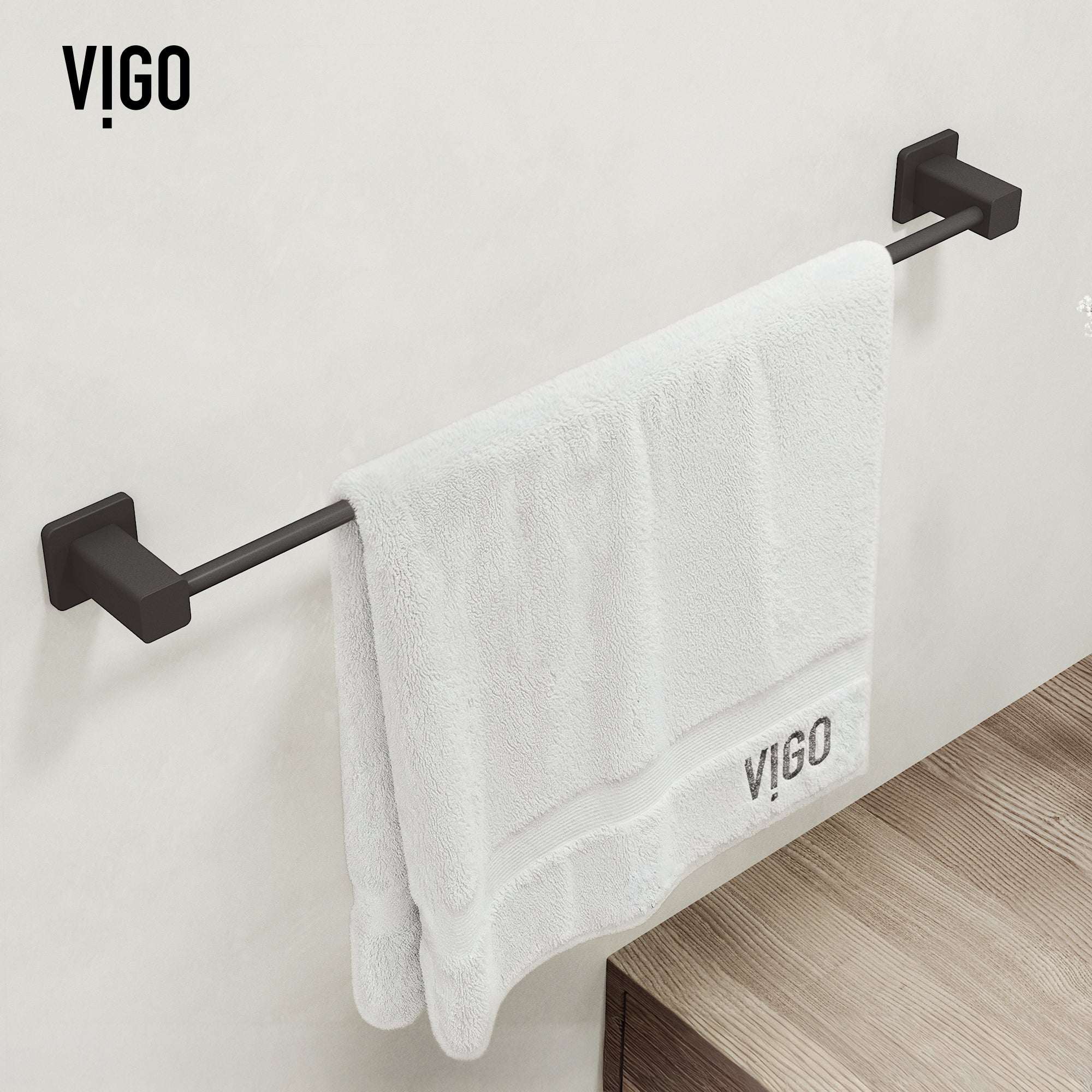 Meridian 3-Piece Bath Hardware Set with 24 in. Towel Bar, Toilet Paper Holder, Hand Towel Holder - Image 11