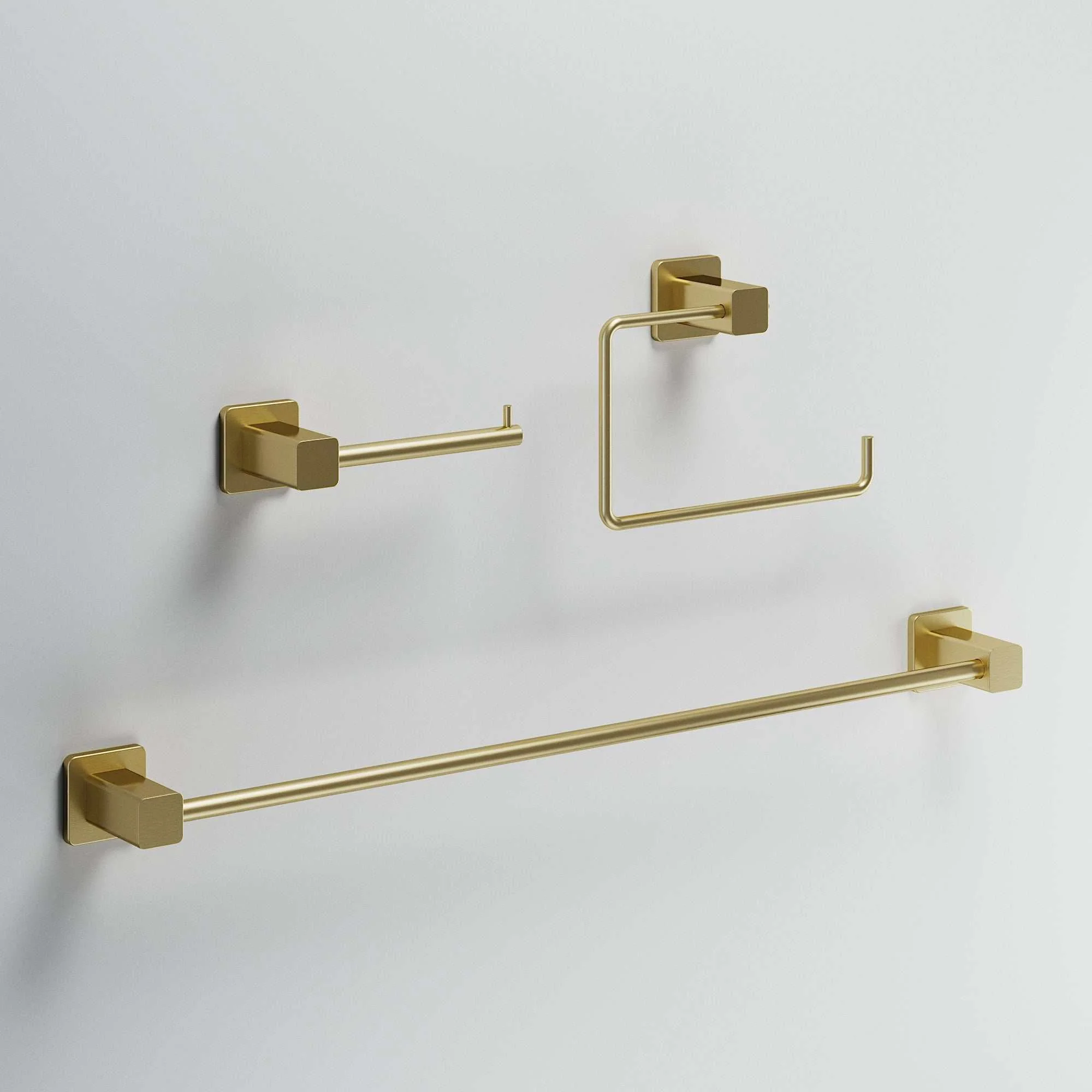 Meridian 3-Piece Bath Hardware Set with 24 in. Towel Bar, Toilet Paper Holder, Hand Towel Holder - Image 26