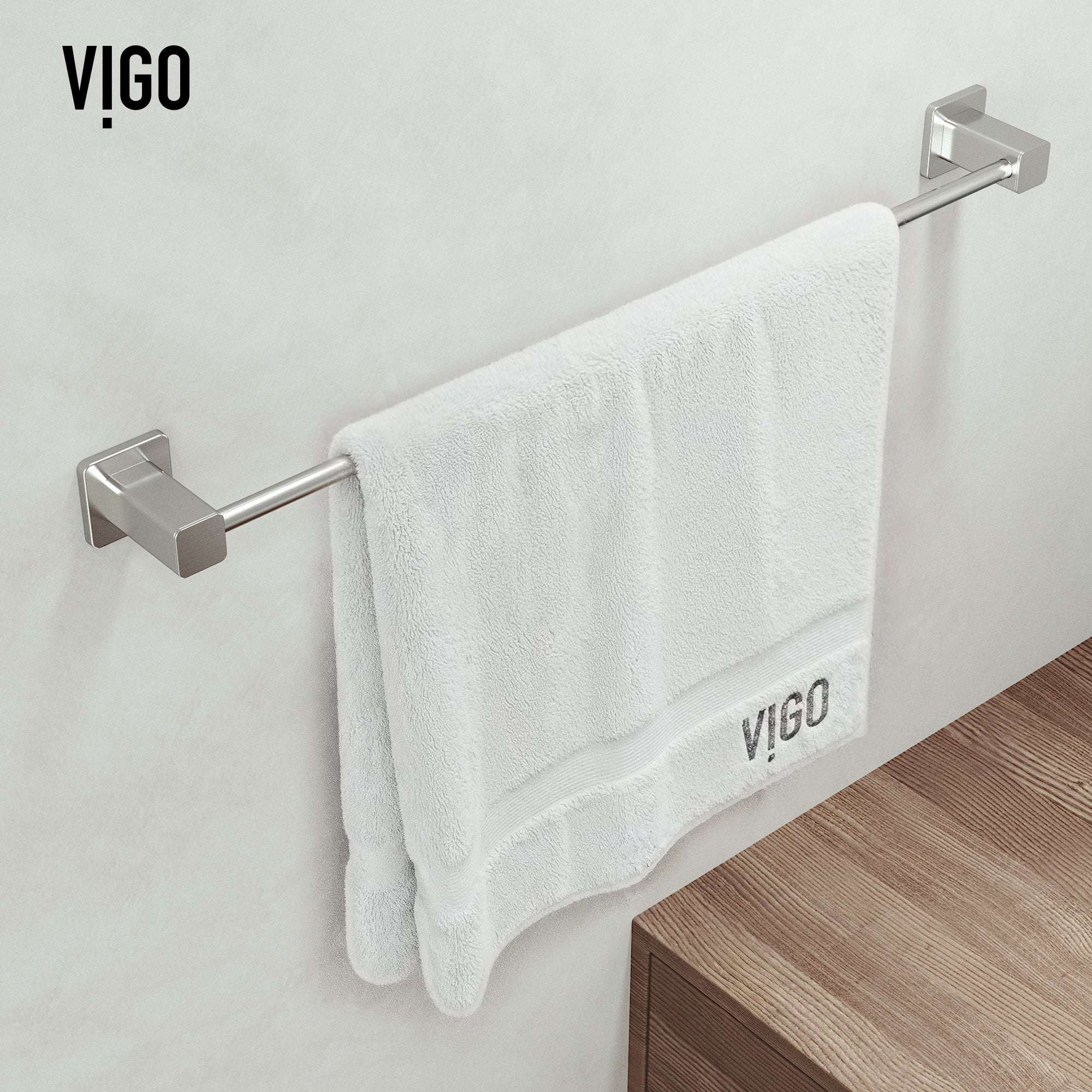 Meridian 4-Piece Bath Hardware Set with 24 in. Towel Bar, Toilet Paper Holder, Hand Towel Holder, Hook - Image 25