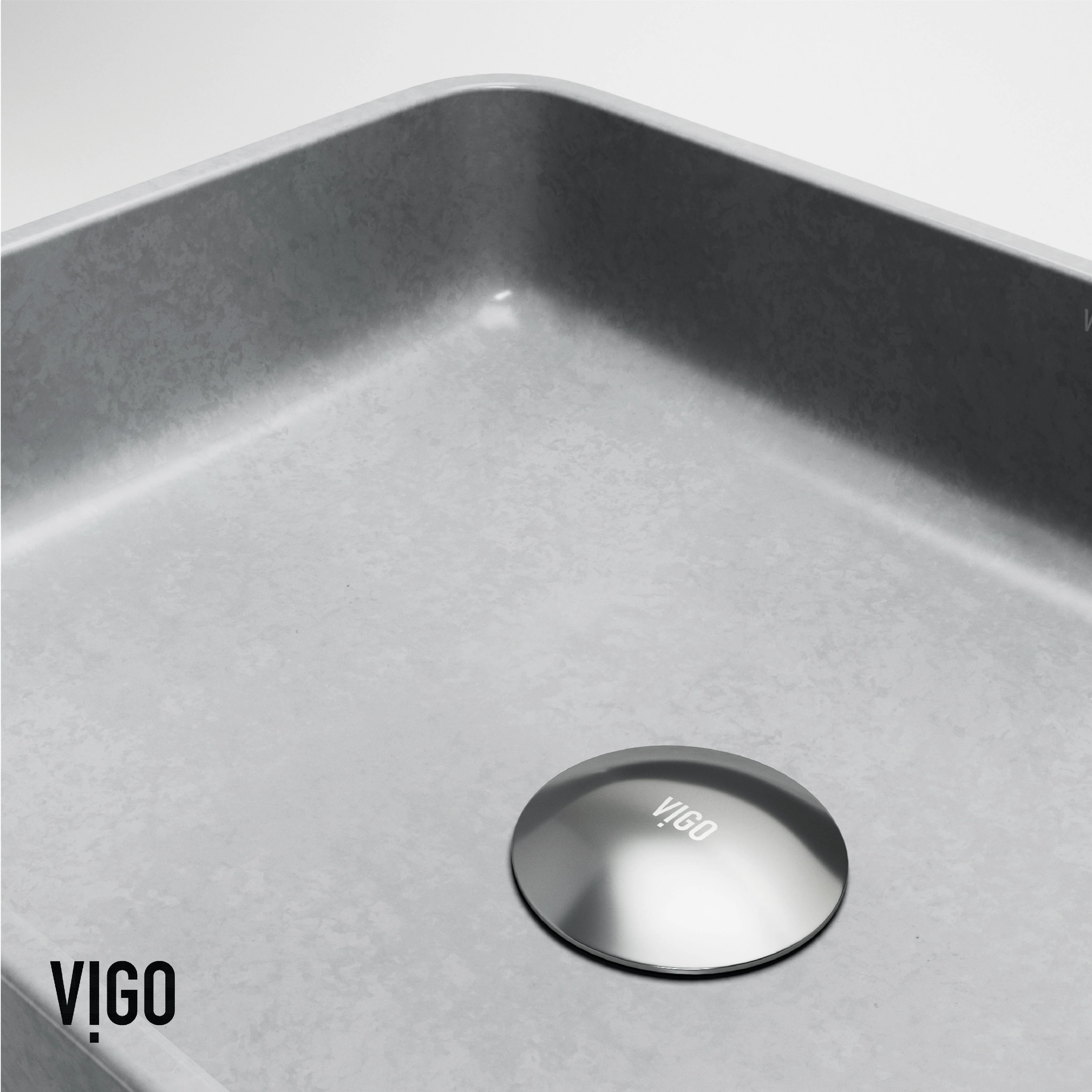 Meridian Rectangular Concreto Stone™ Vessel Sink - Image 11