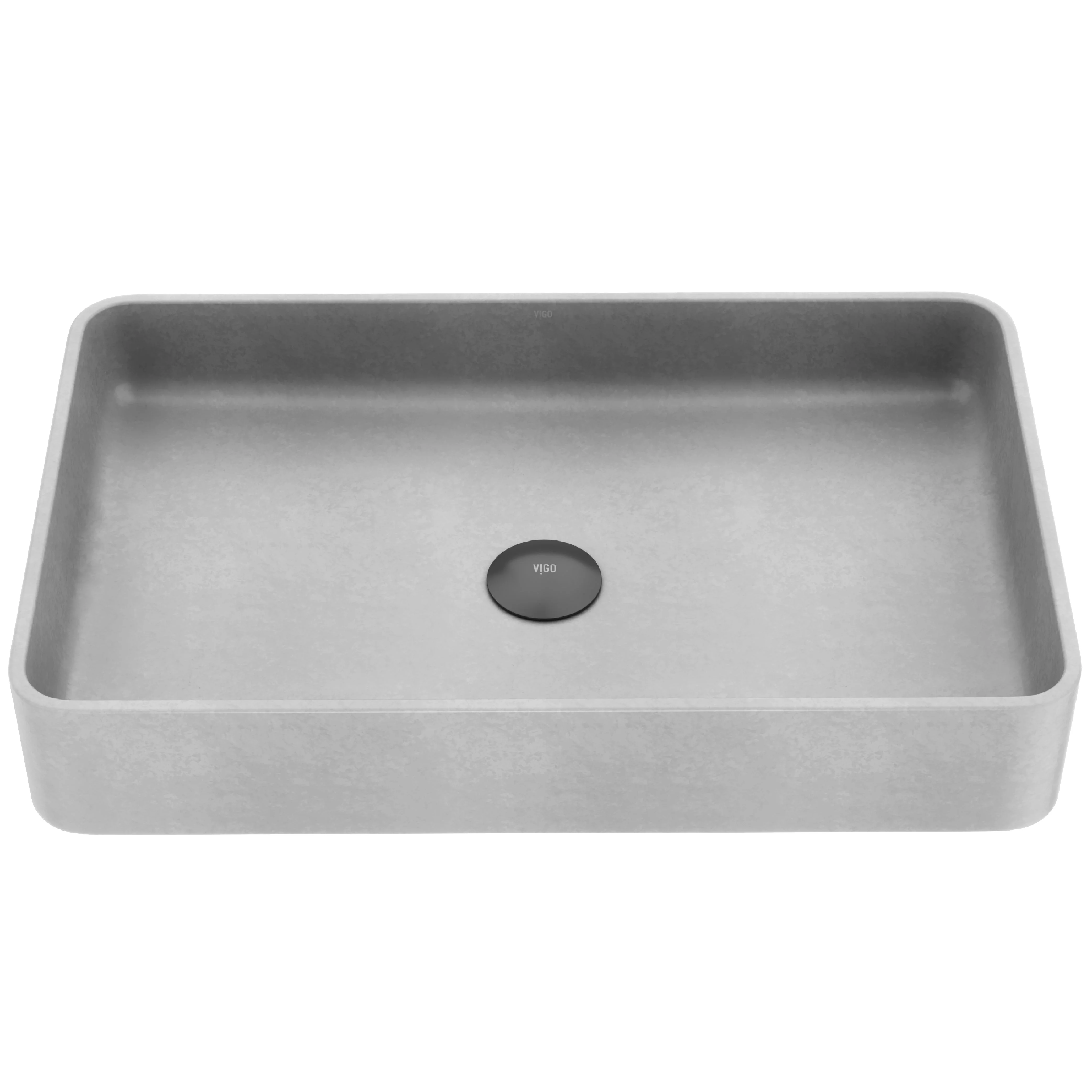 Meridian Rectangular Concreto Stone™ Vessel Sink - Image 34
