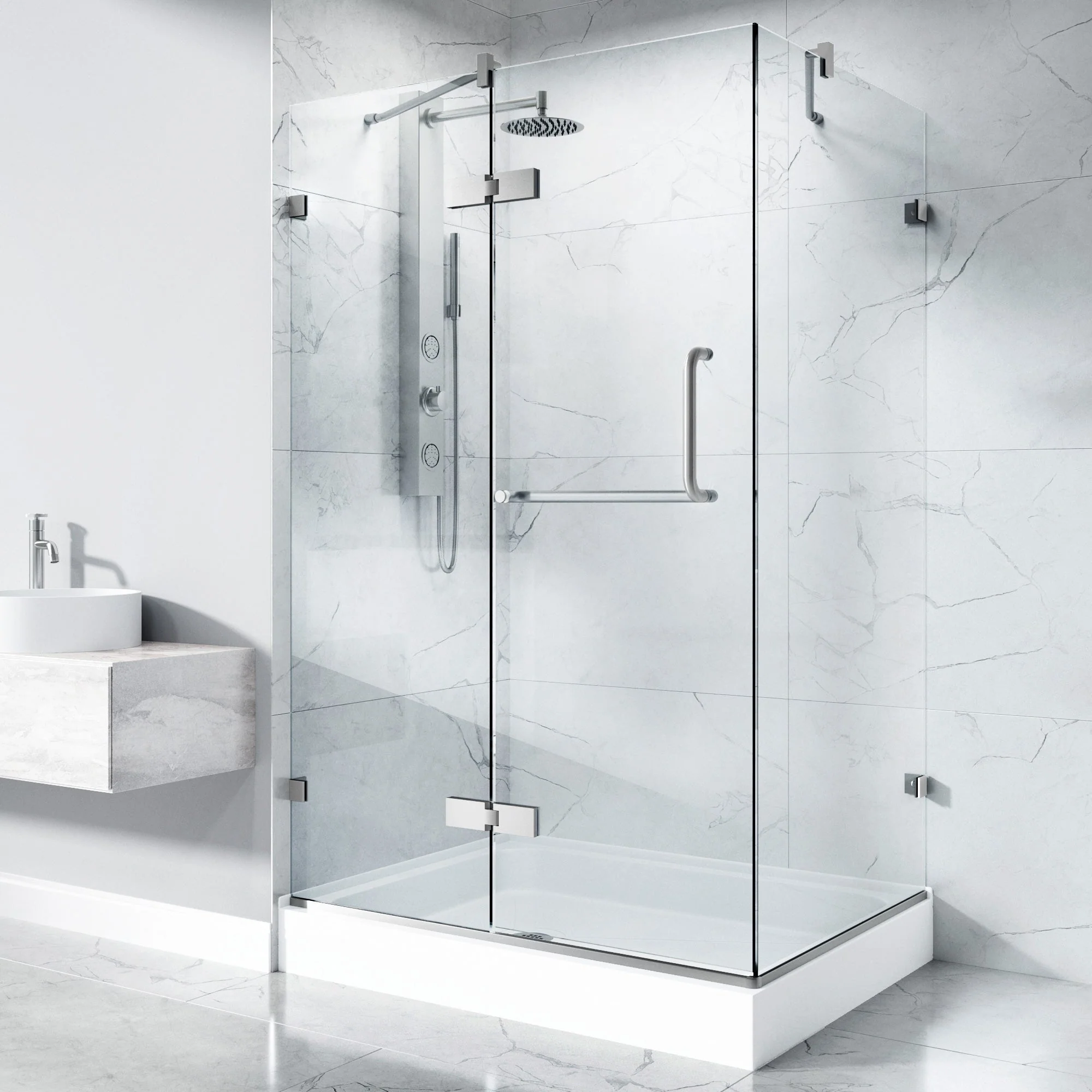 Monteray Frameless Square Shower Enclosure - Image 109