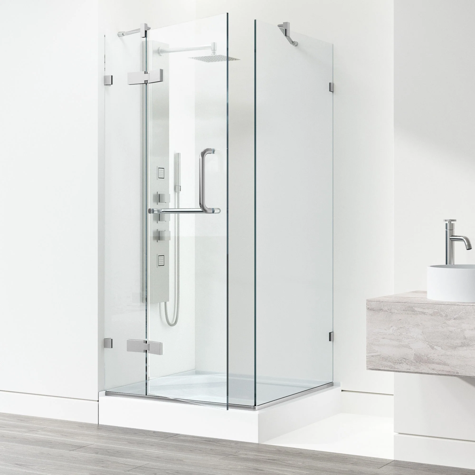 Monteray Frameless Square Shower Enclosure - Image 134