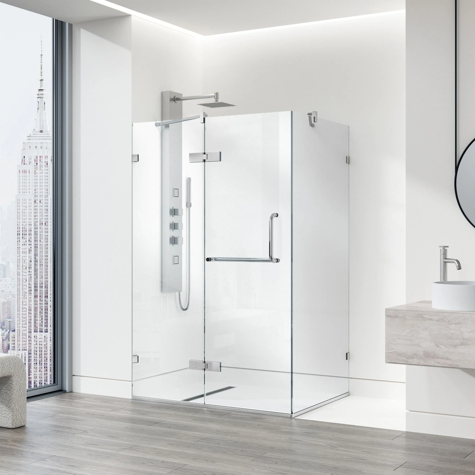 Monteray Frameless Square Shower Enclosure - Image 177