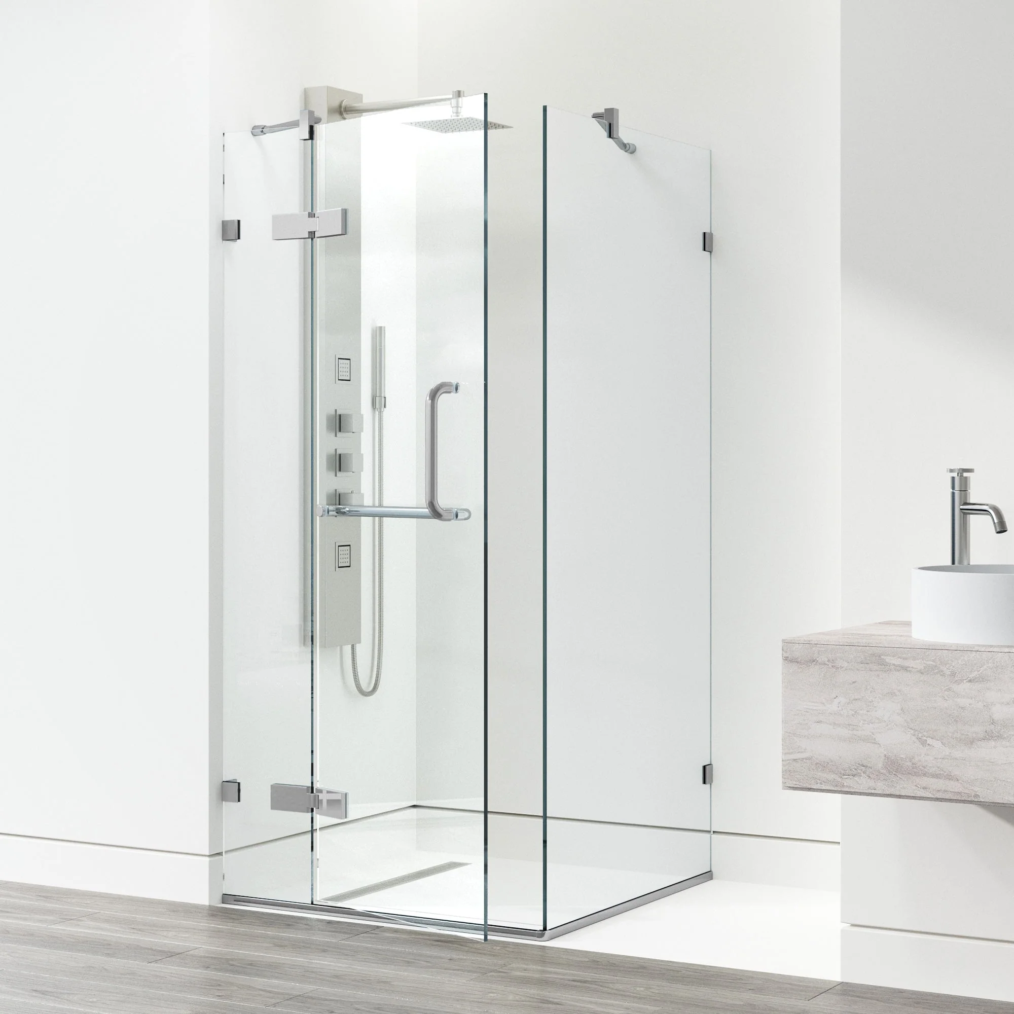 Monteray Frameless Square Shower Enclosure - Image 198