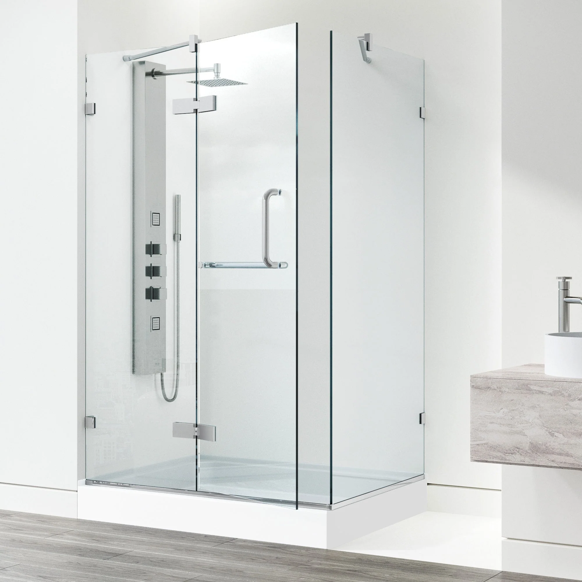 Monteray Frameless Square Shower Enclosure - Image 228