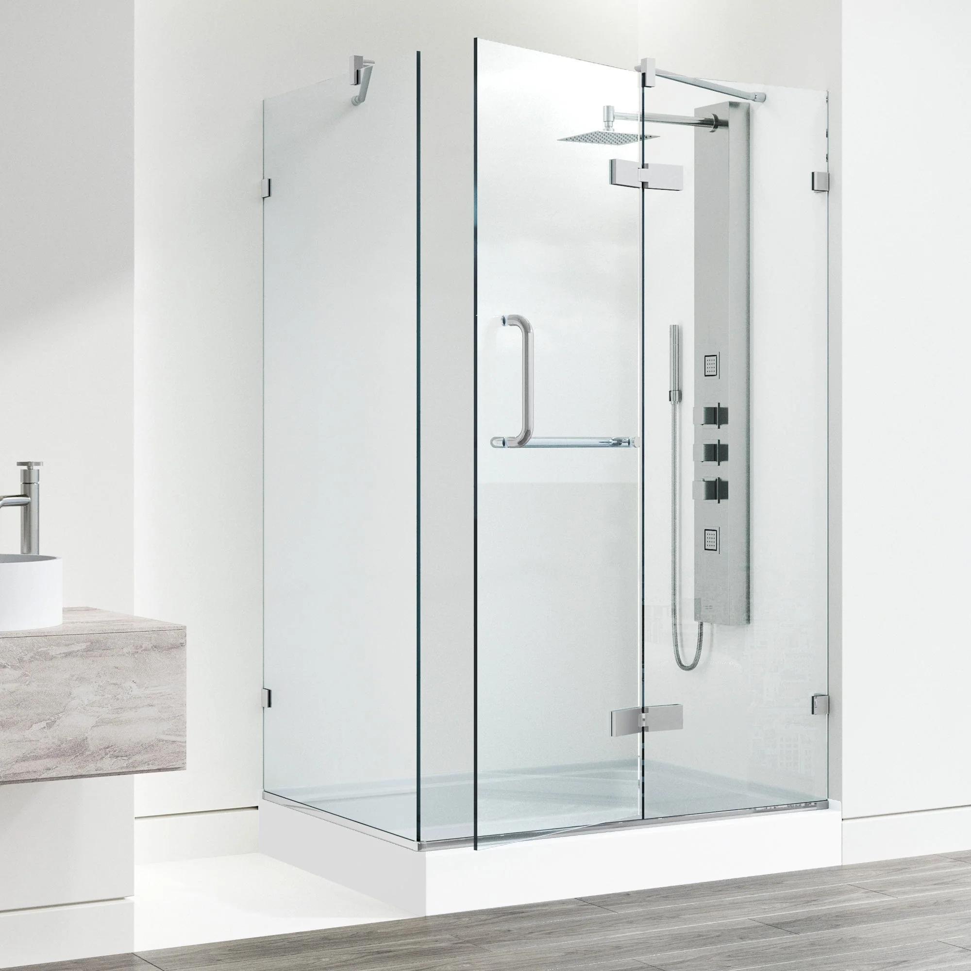 Monteray Frameless Square Shower Enclosure - Image 238