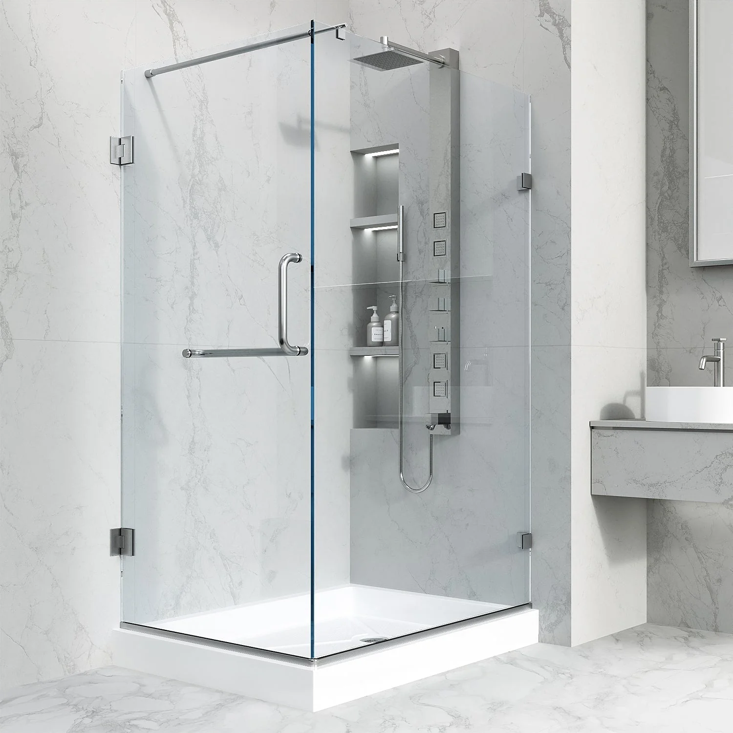 Pacifica Rectangle Shower Enclosure - Image 65