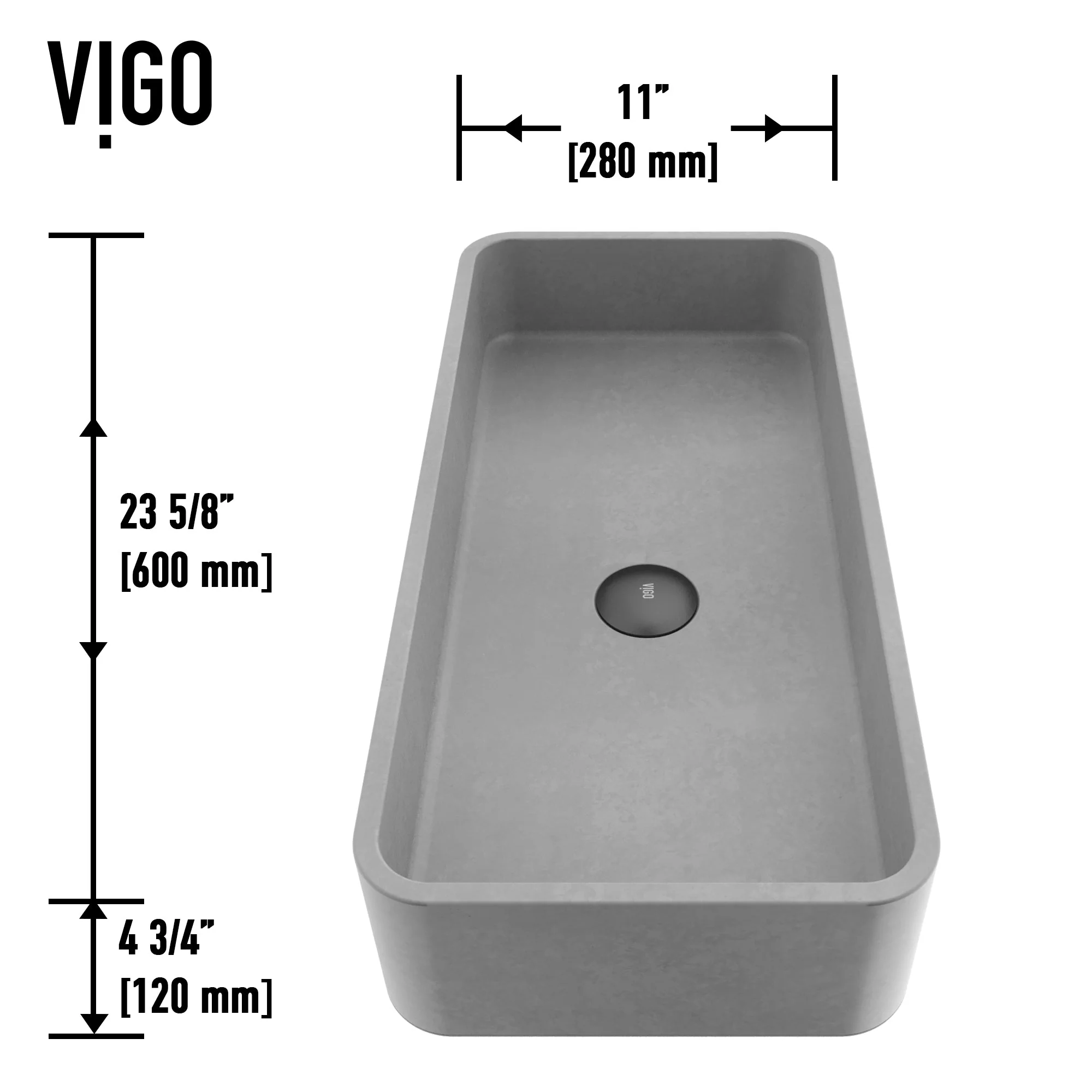Paloma Concreto Stone™ Vessel Sink - Image 14