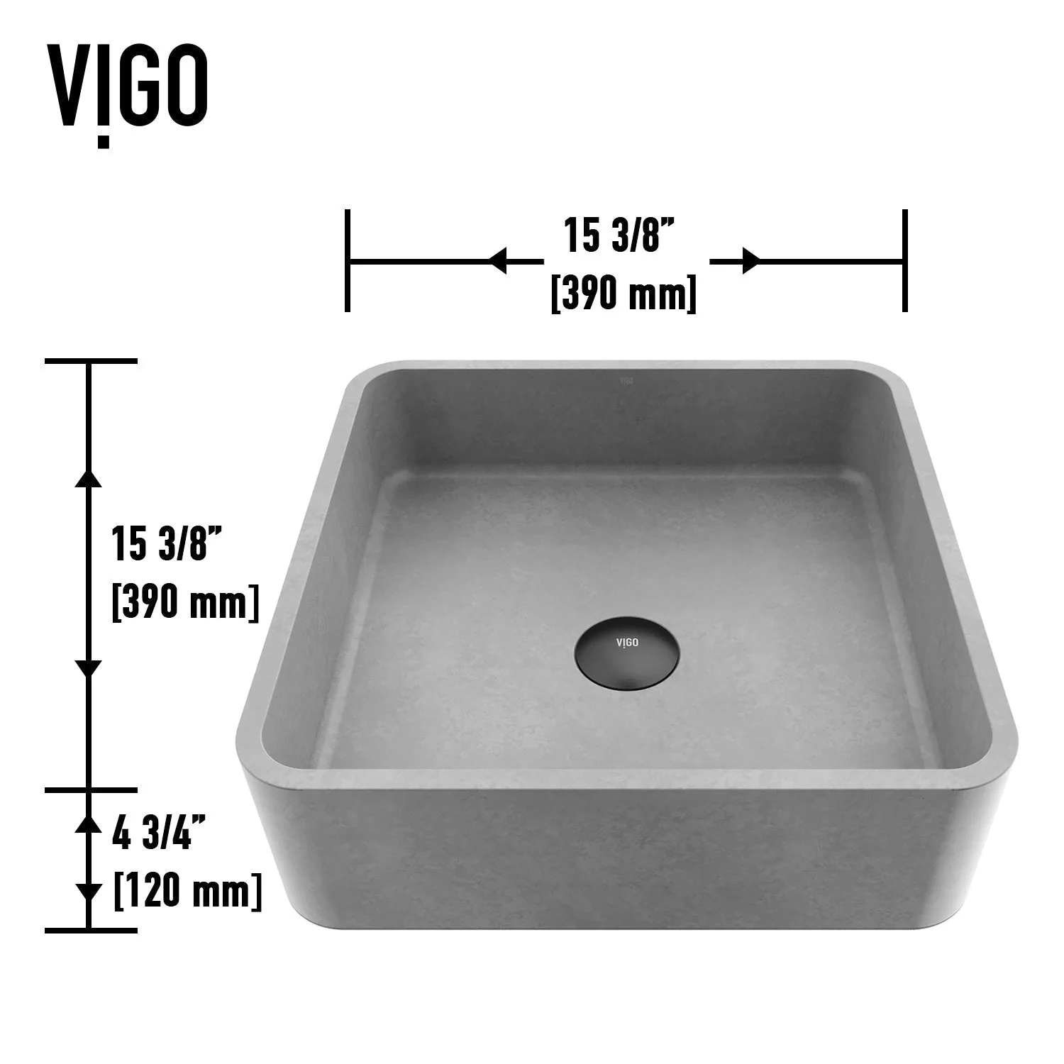 Paloma Concreto Stone™ Vessel Sink - Image 21