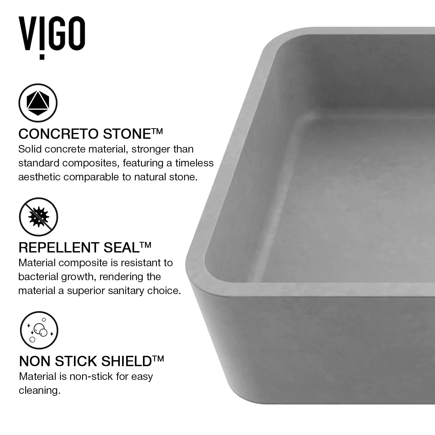 Paloma Concreto Stone™ Vessel Sink - Image 5
