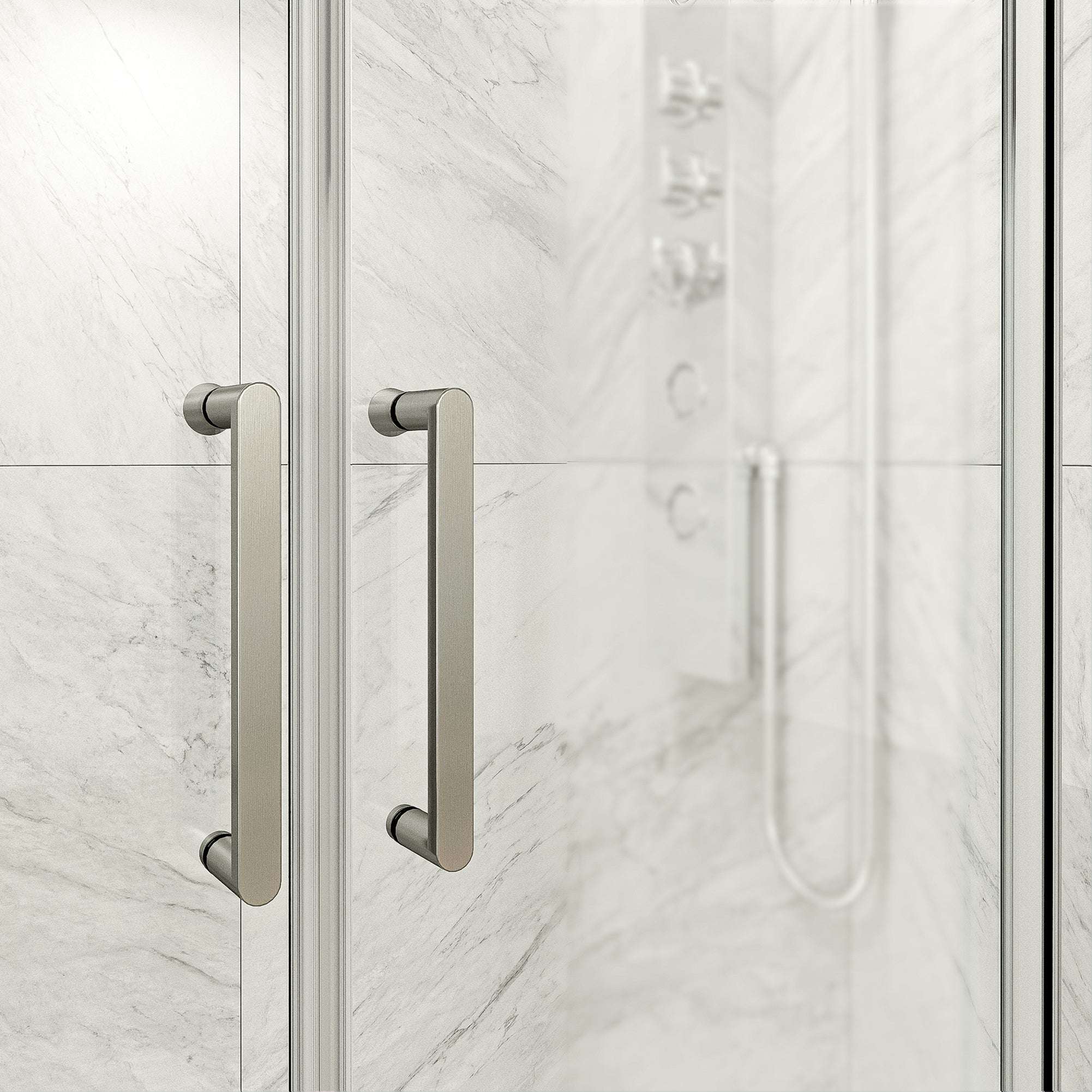 Paloma Center Opening Double Sliding Doors with Two Fixed Panels - Image 43