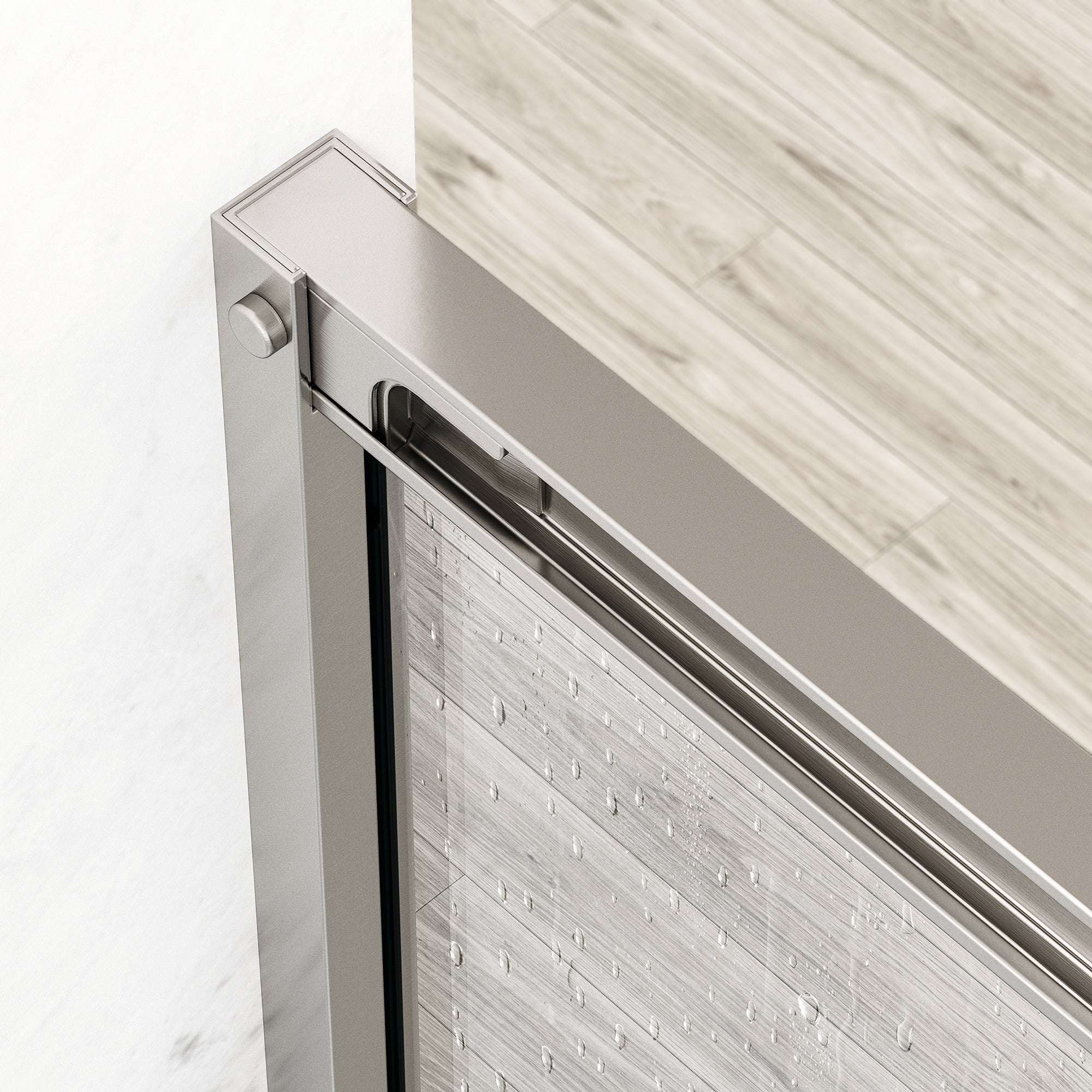 Paloma Center Opening Double Sliding Doors with Two Fixed Panels - Image 44