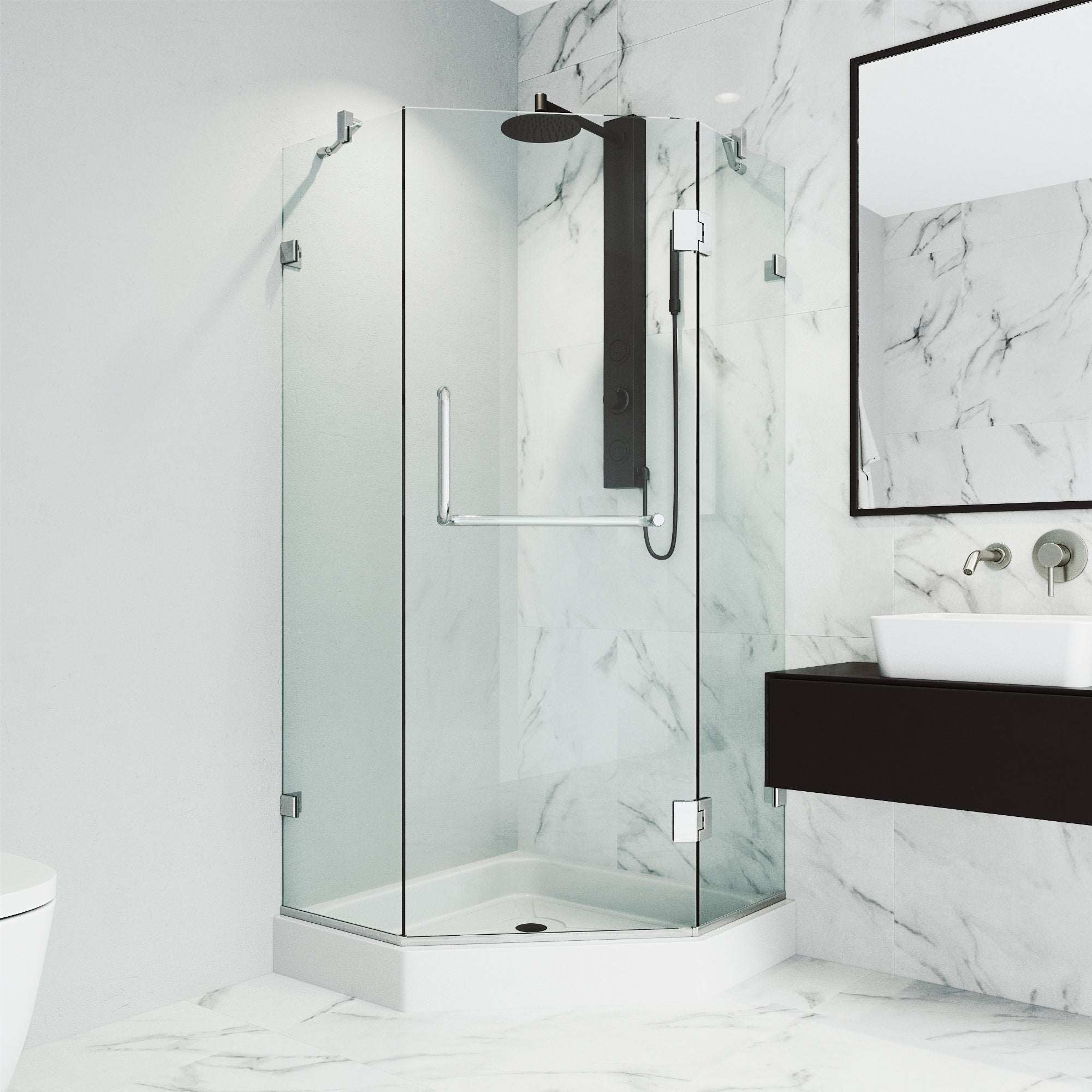 Piedmont Frameless Neo-Angle Shower Enclosure - Image 127