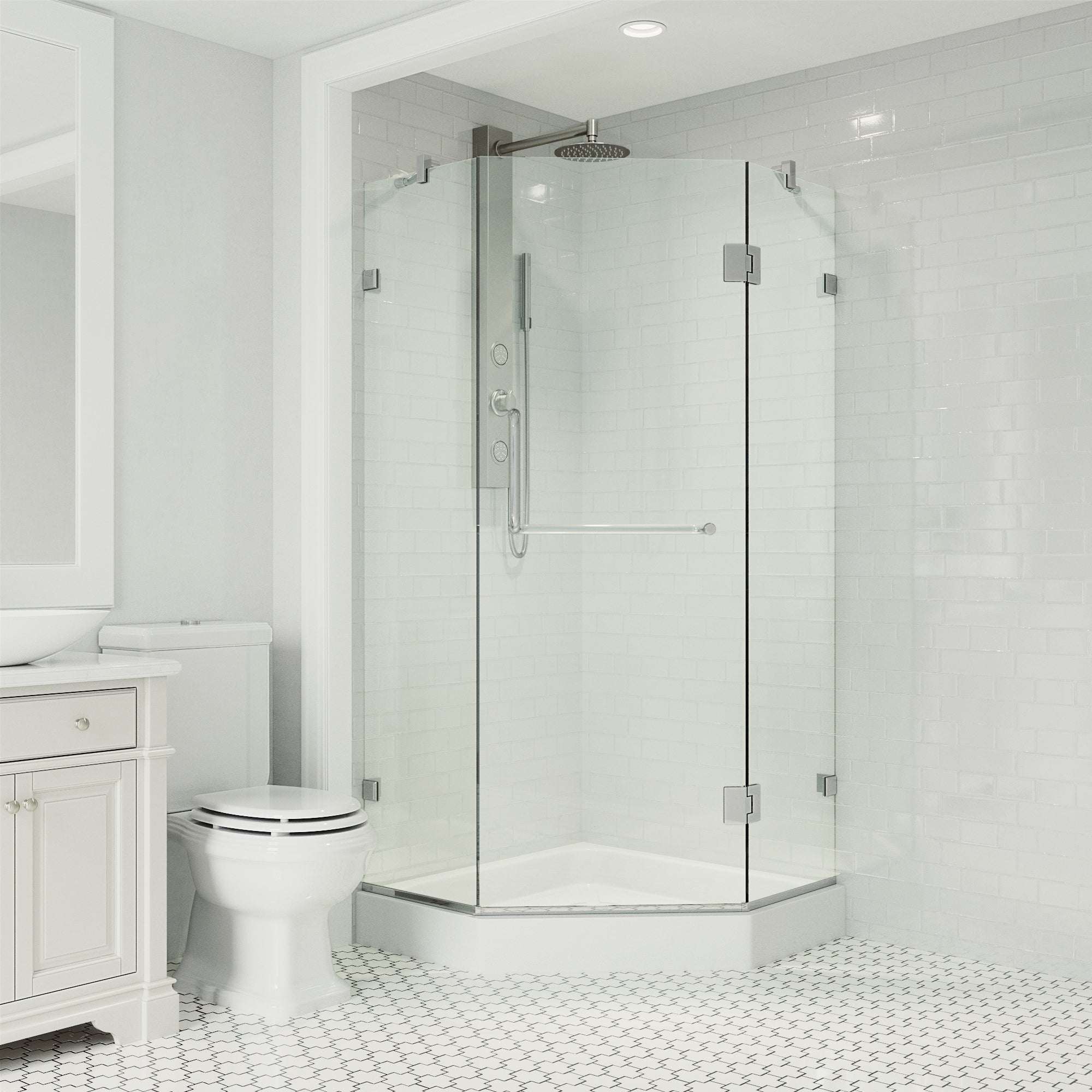 Piedmont Frameless Neo-Angle Shower Enclosure - Image 138
