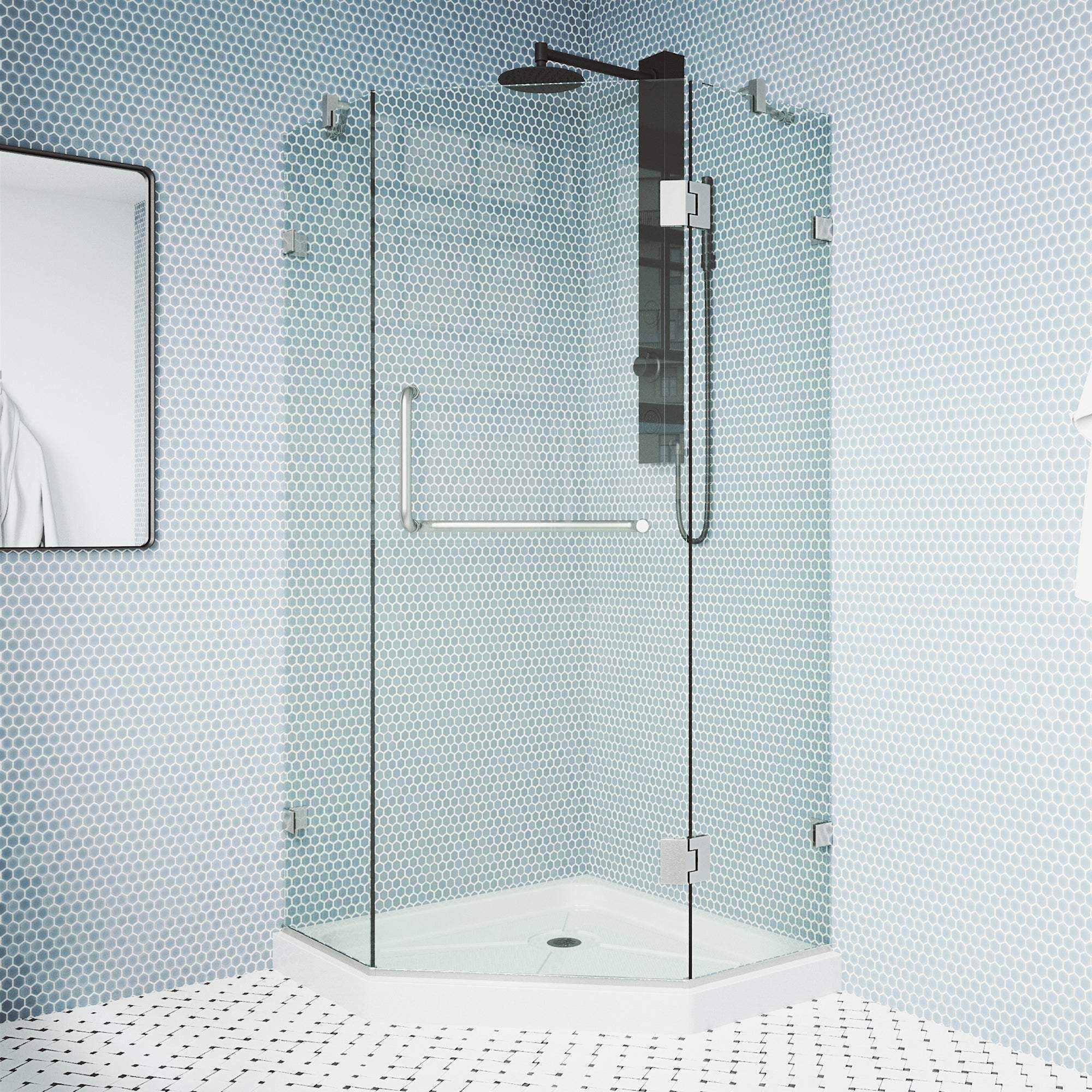 Piedmont Frameless Neo-Angle Shower Enclosure - Image 149