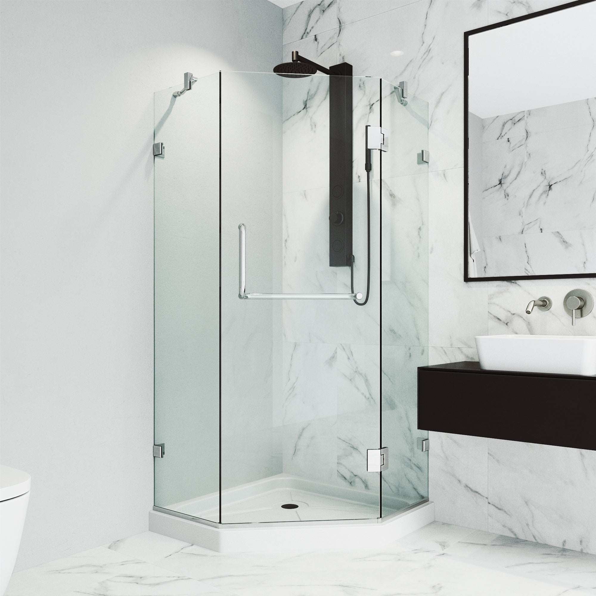 Piedmont Frameless Neo-Angle Shower Enclosure - Image 171