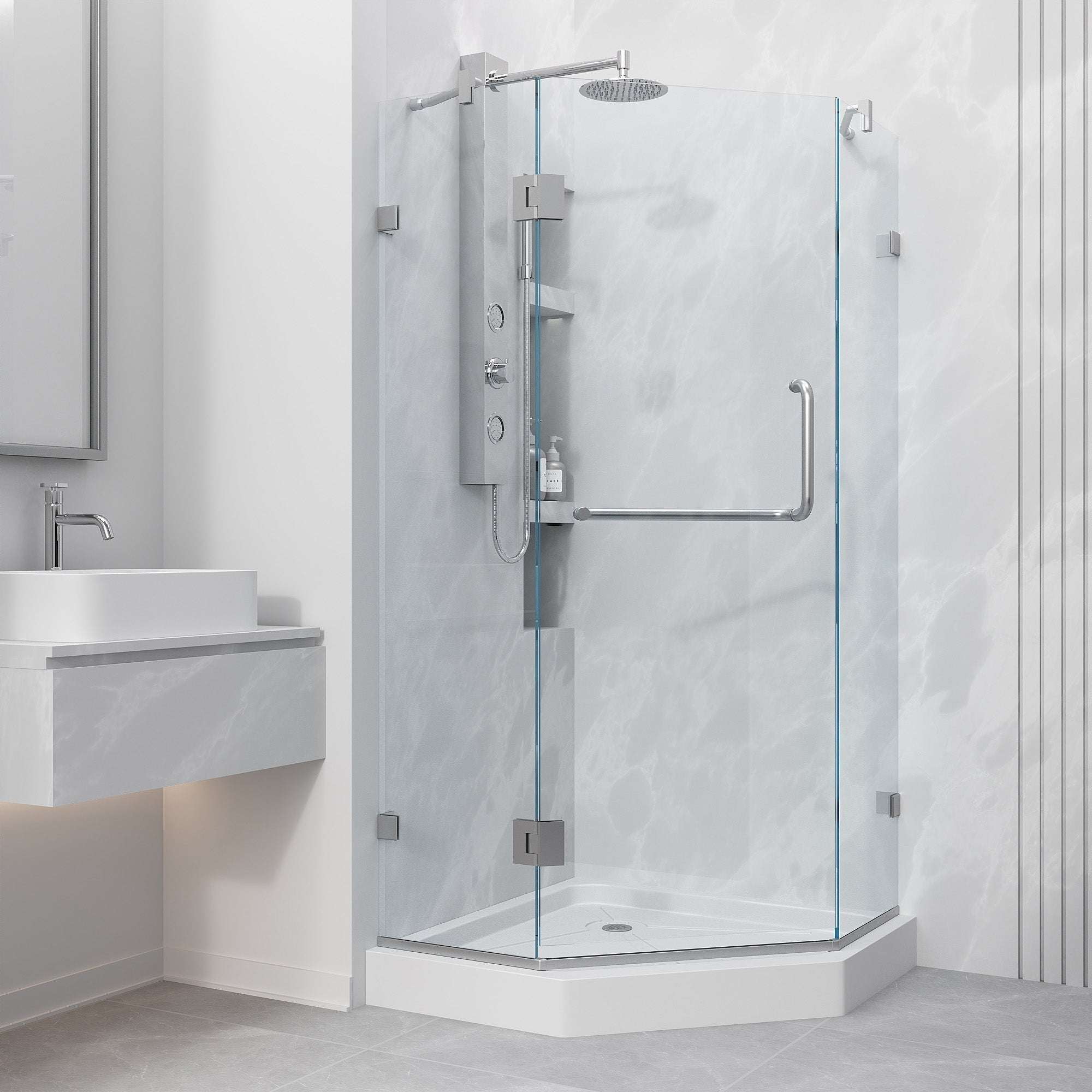 Piedmont Frameless Neo-Angle Shower Enclosure - Image 212